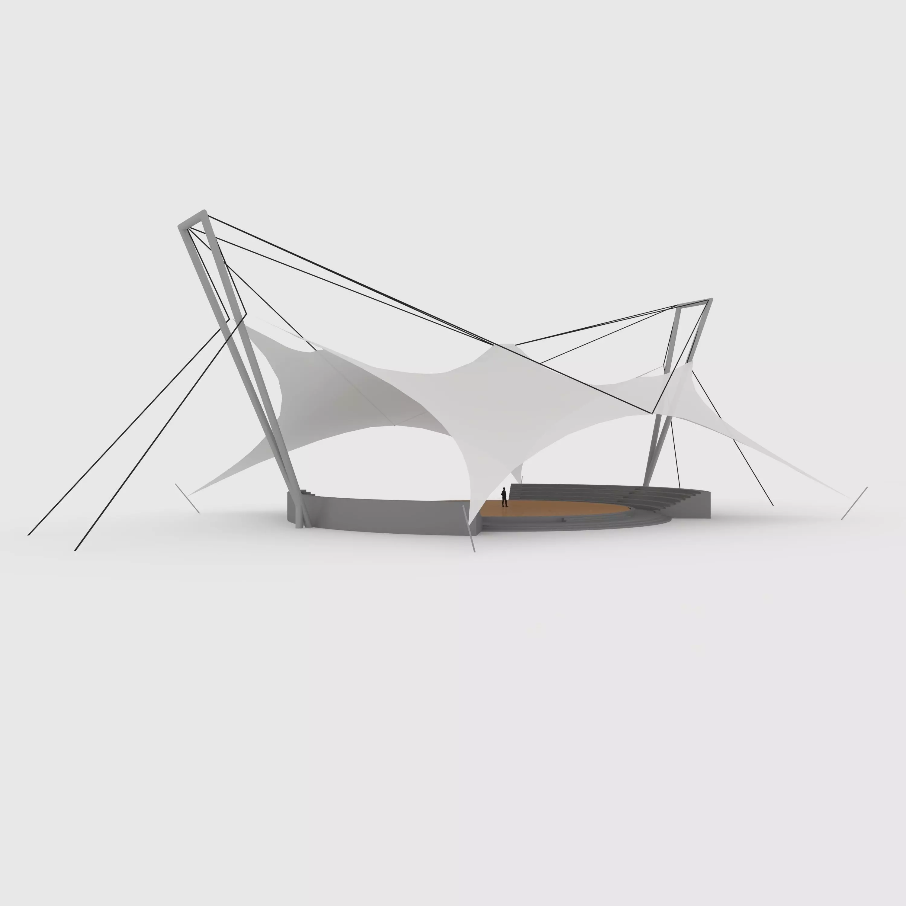 Membrane Tensile 4 3D model_0