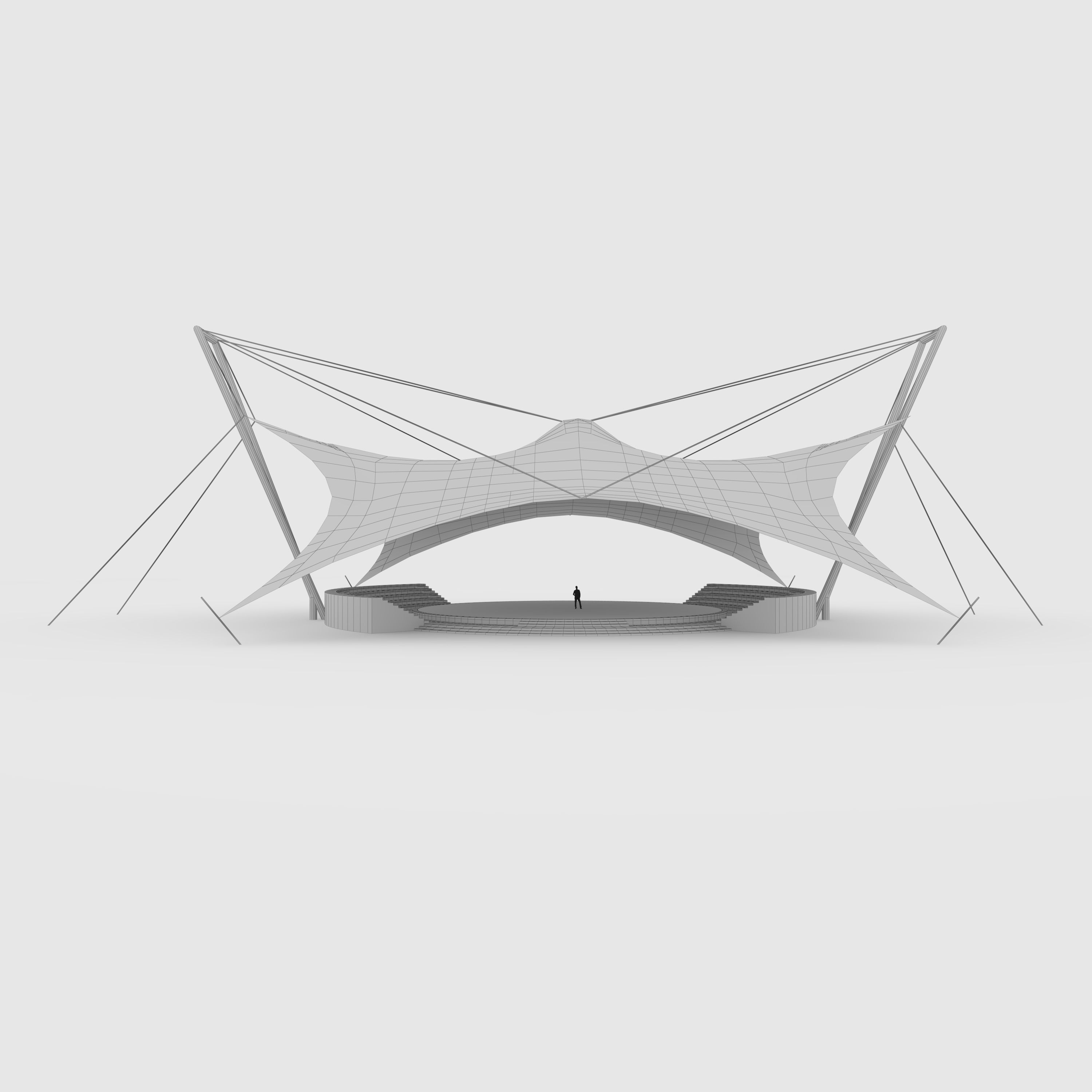 Membrane Tensile 4 3D model_3