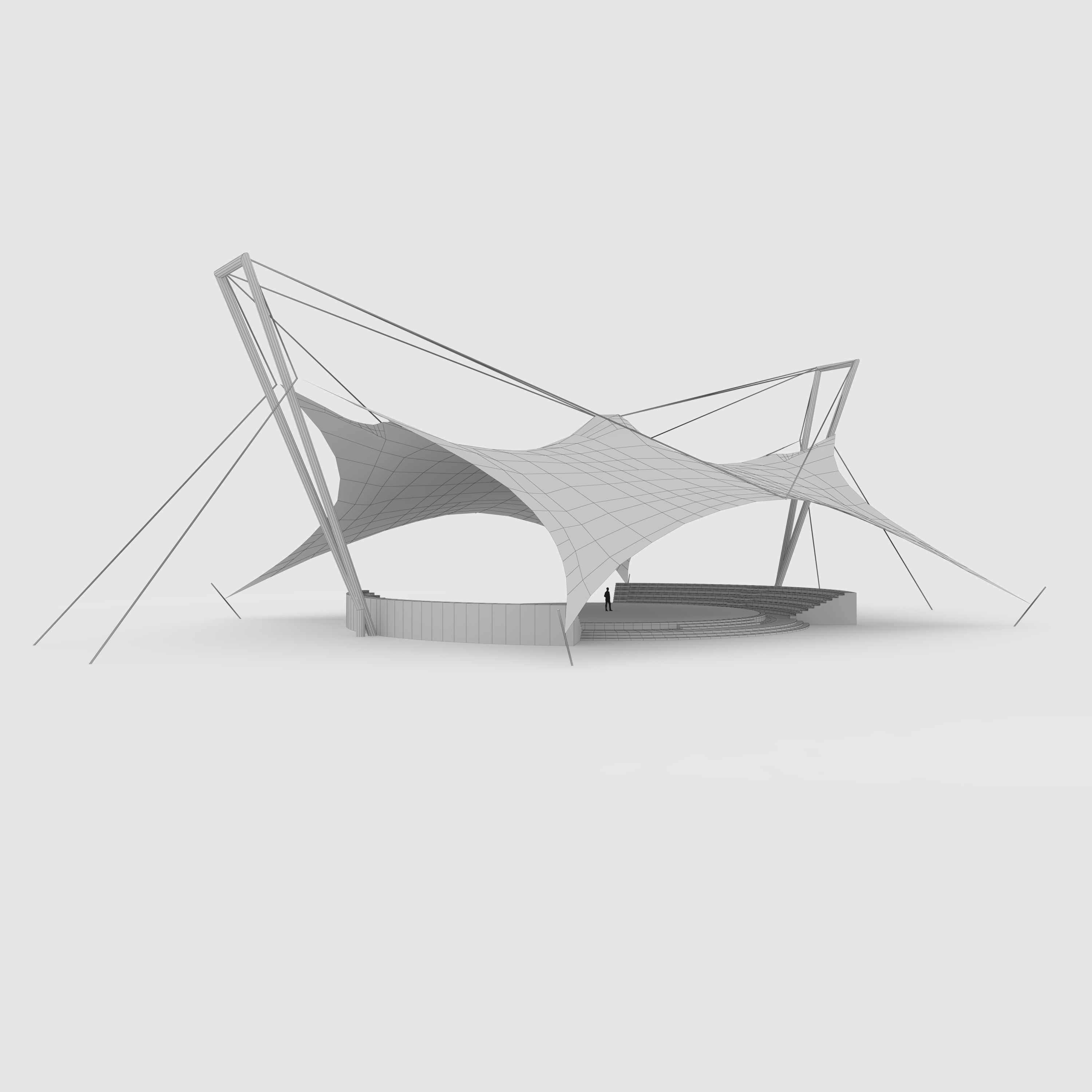 Membrane Tensile 4 3D model_1