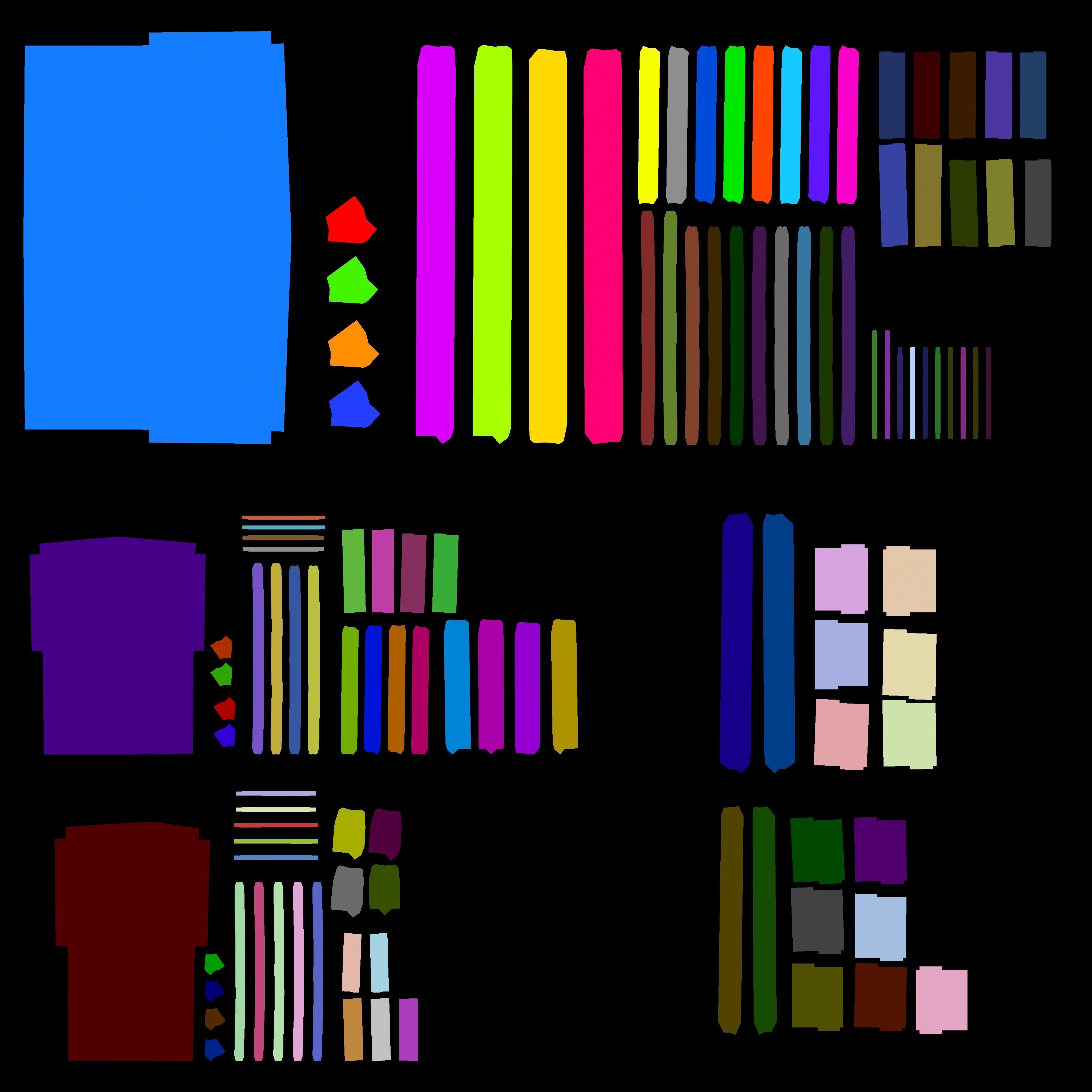 Industrial yellow platform with rails Low-poly 3D model_8