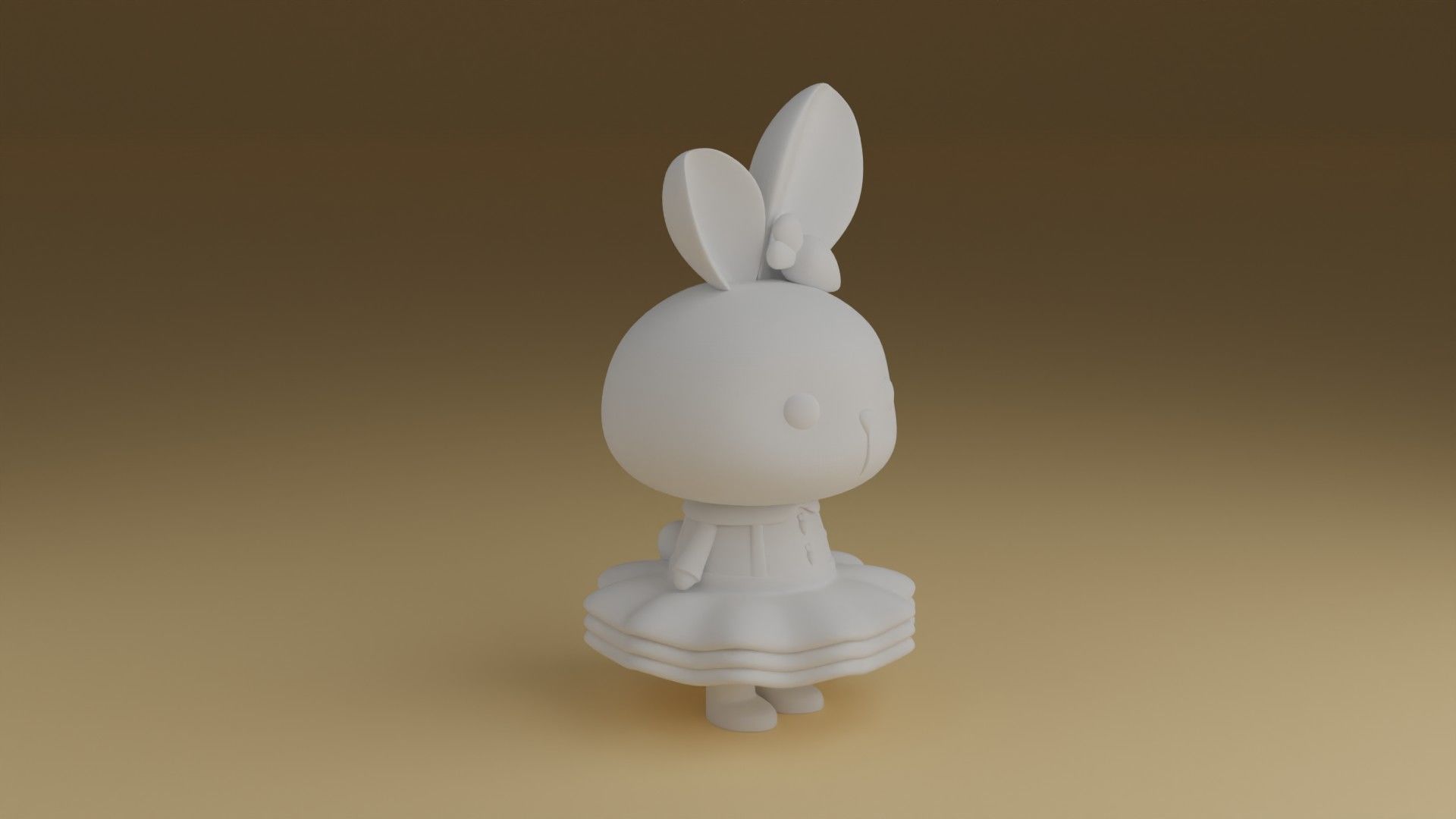 bunny 3D print model_2