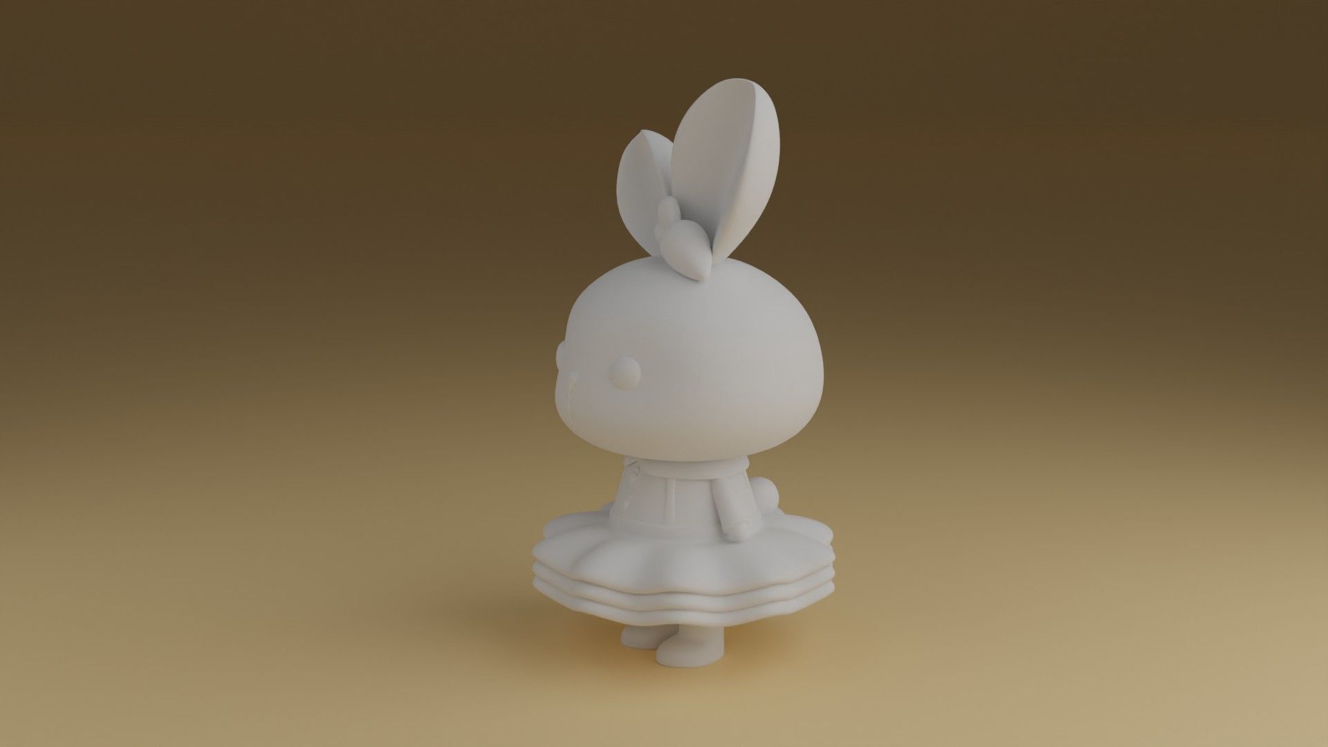 bunny 3D print model_6