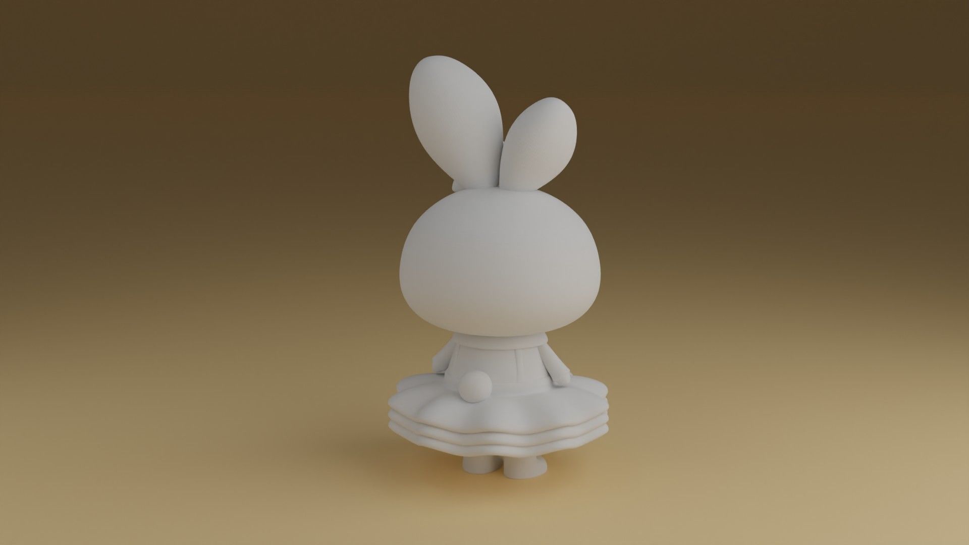 bunny 3D print model_4