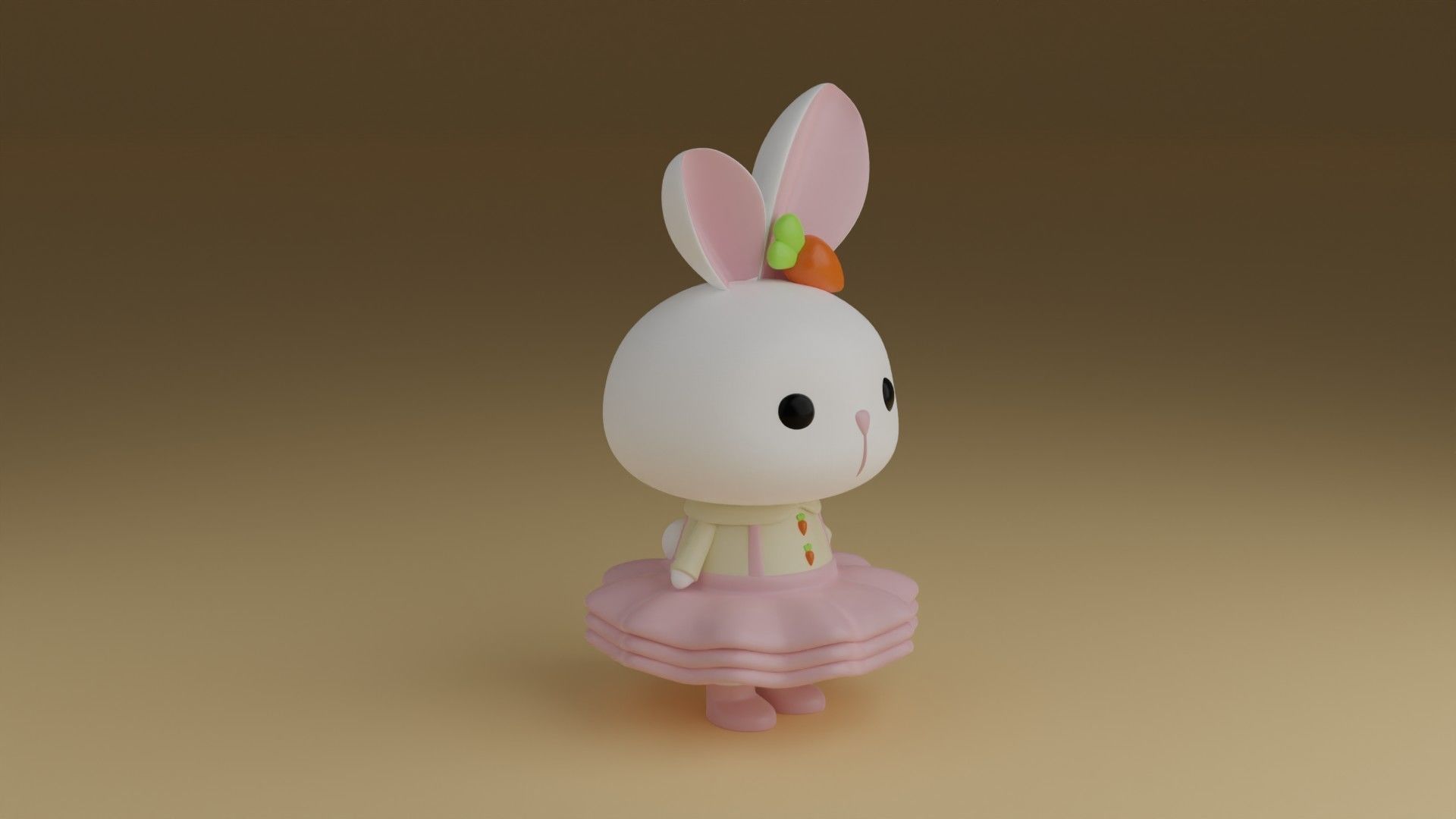 bunny 3D print model_8