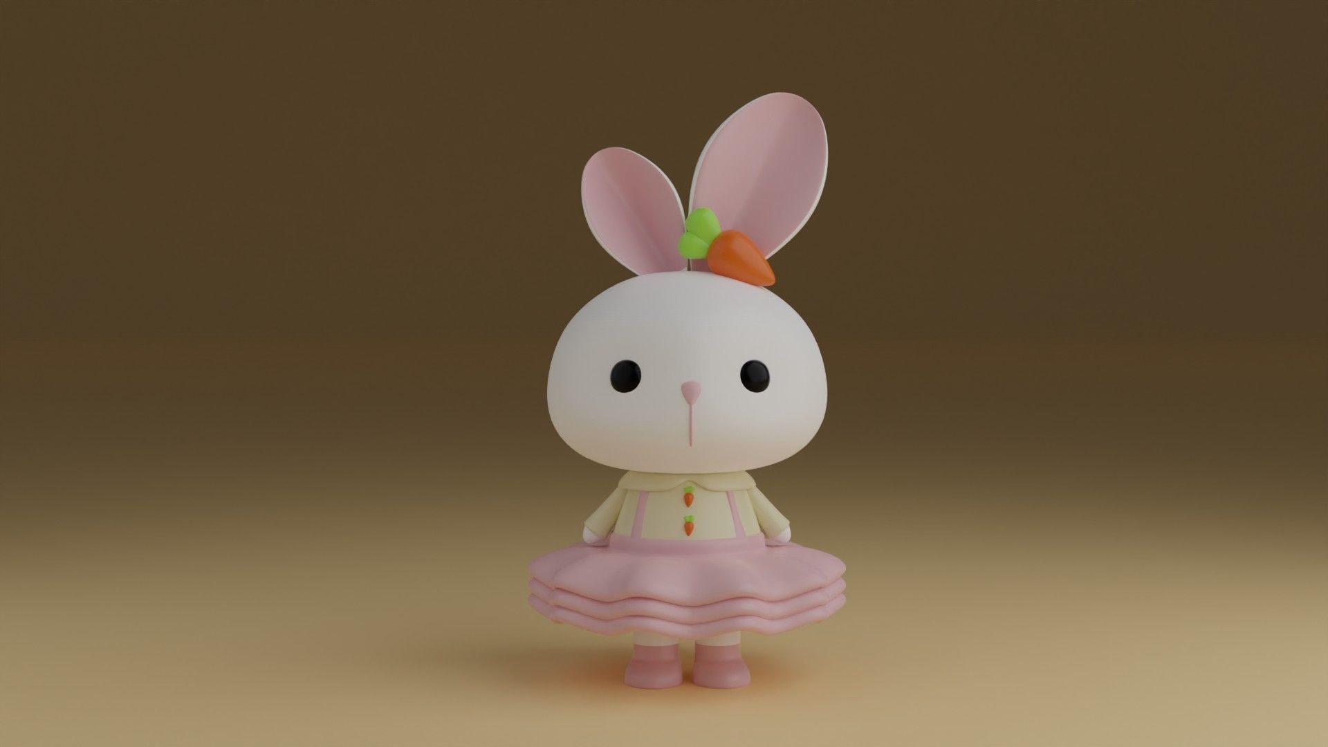 bunny 3D print model_7