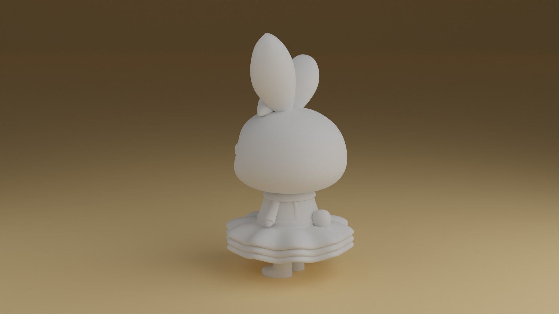 bunny 3D print model_5