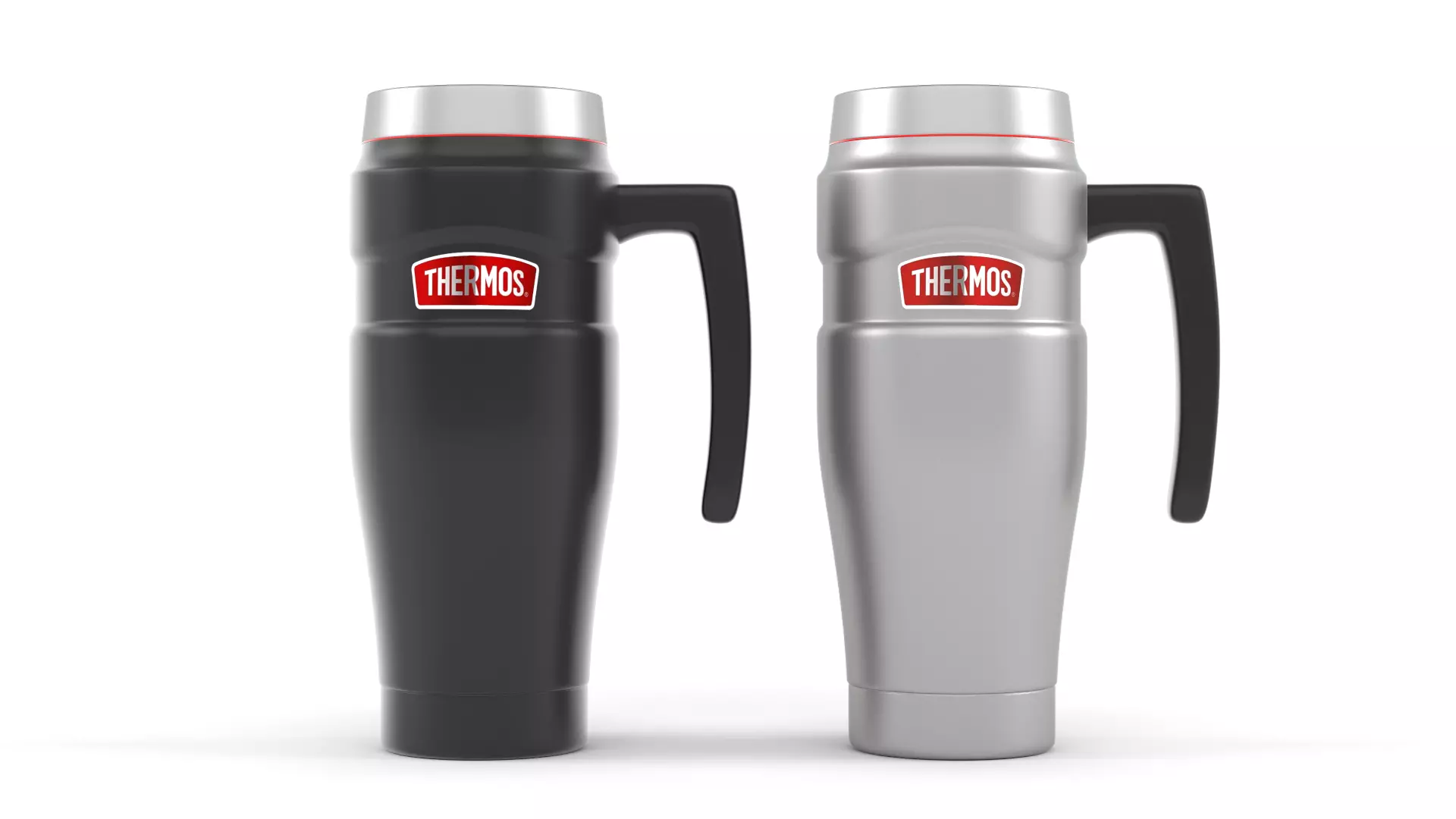 Thermos King Stainless Steel 3D model_0