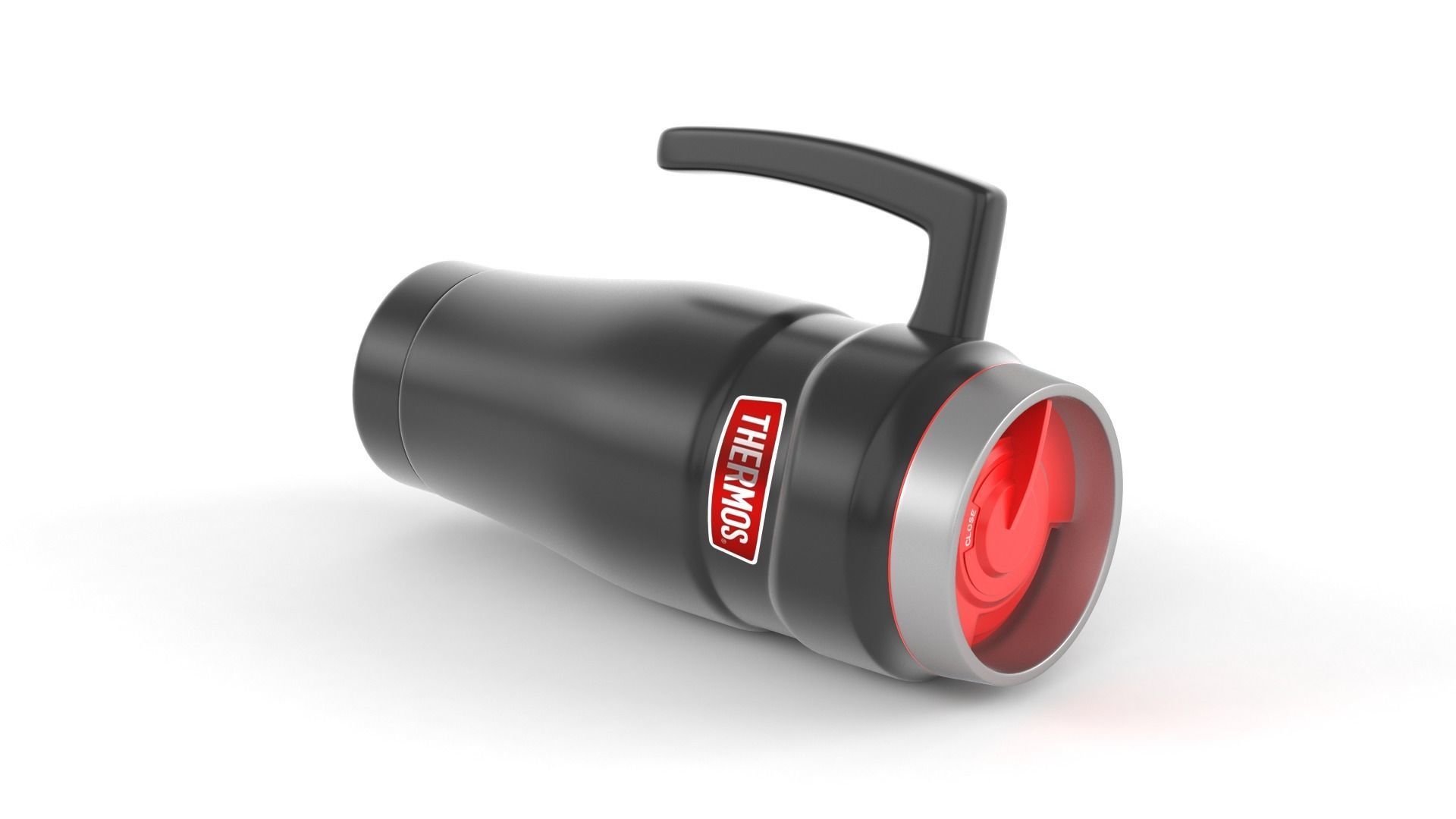 Thermos King Stainless Steel 3D model_4