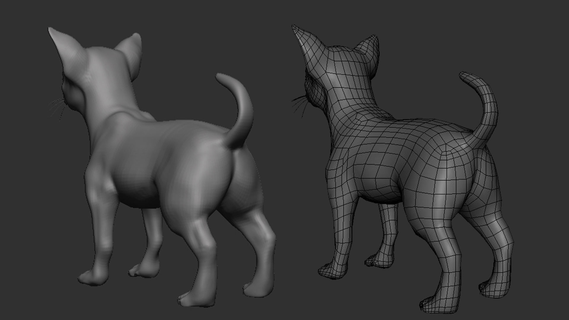 5 HQ Dog pack 3D Model Collection_23