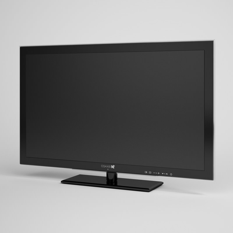 TV Flatscreen 02 3D model_3
