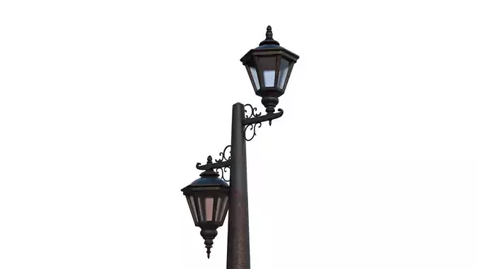 STREET LIGHT Low-poly 3D model
