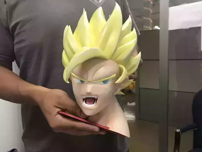 Dragon Ball Goku 3D Printable Model Unleash the Saiyan Power