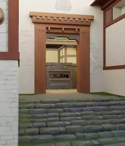 Valorant Map Haven Site A and B Map Low-poly 3D model