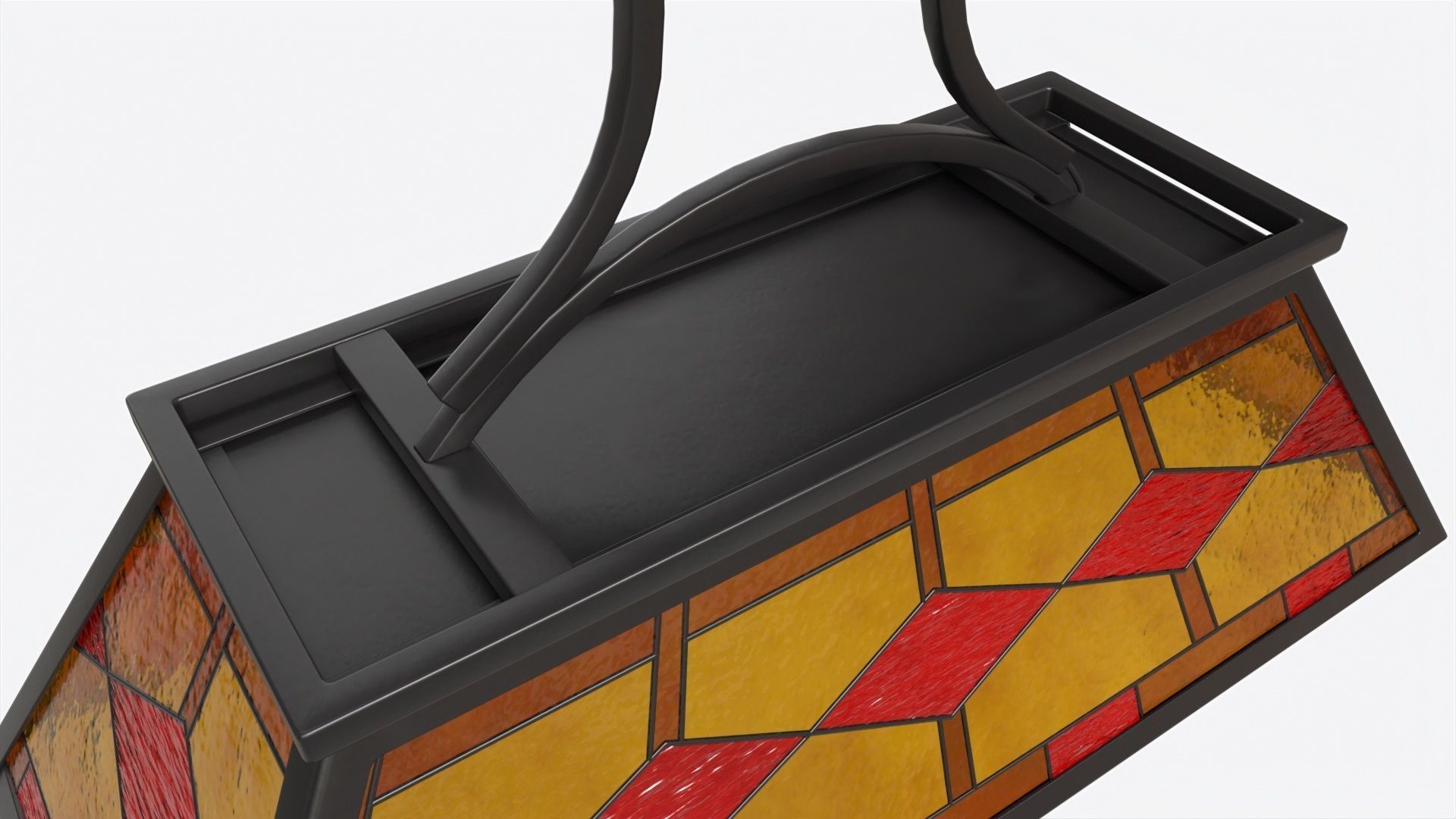 Billiard Hanging Light for 7-9 Foot Table 3D model_2