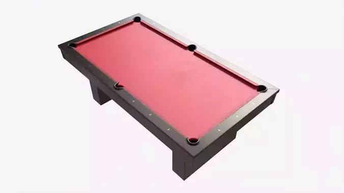 Billiard Pool Table 9-foot 02 3D model
