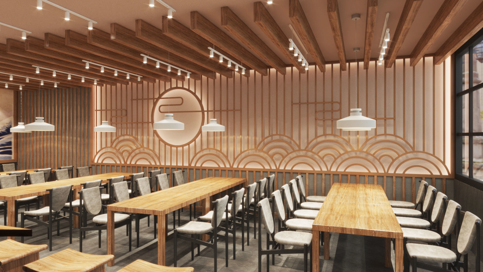 Japanese Restaurant 3D model_1