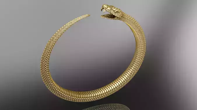 Snake Bracelet  3D print model