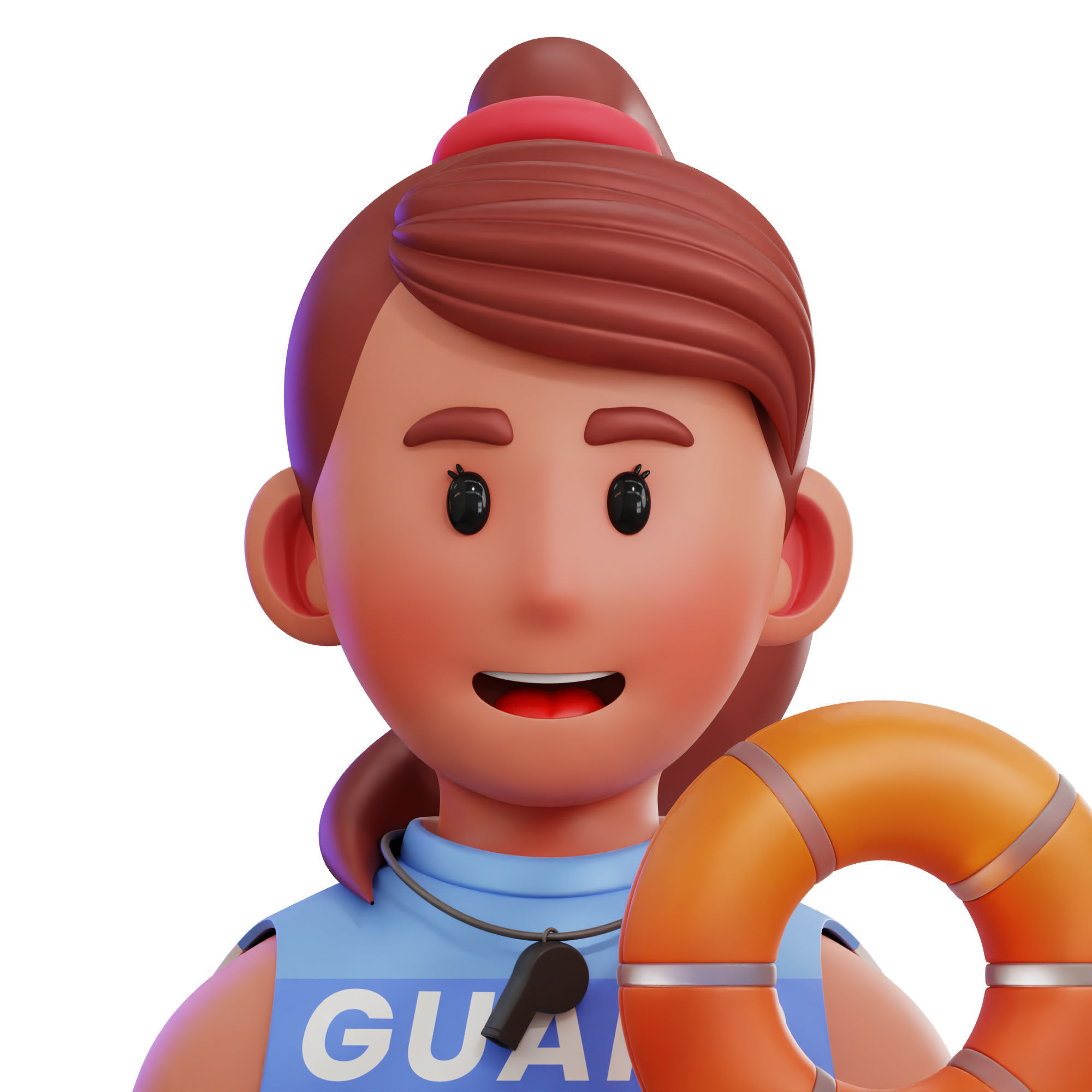 Job Career Avatar Icon Pack 3D Model Low-poly 3D model_19