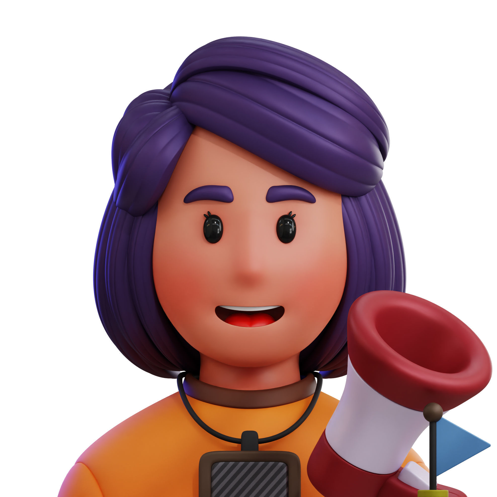 Job Career Avatar Icon Pack 3D Model Low-poly 3D model_3