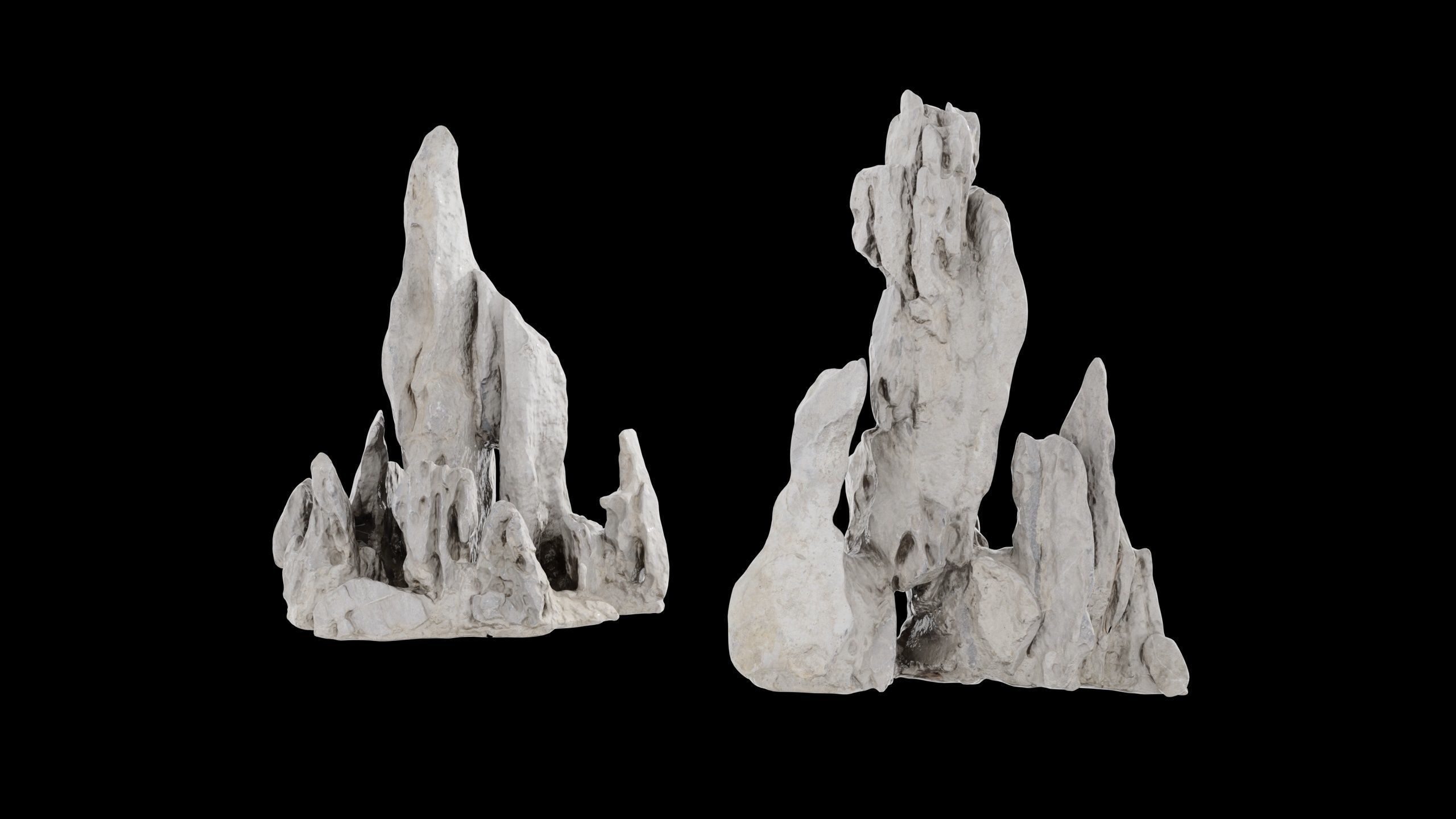 SPIKY ROCKS Low-poly 3D model_5