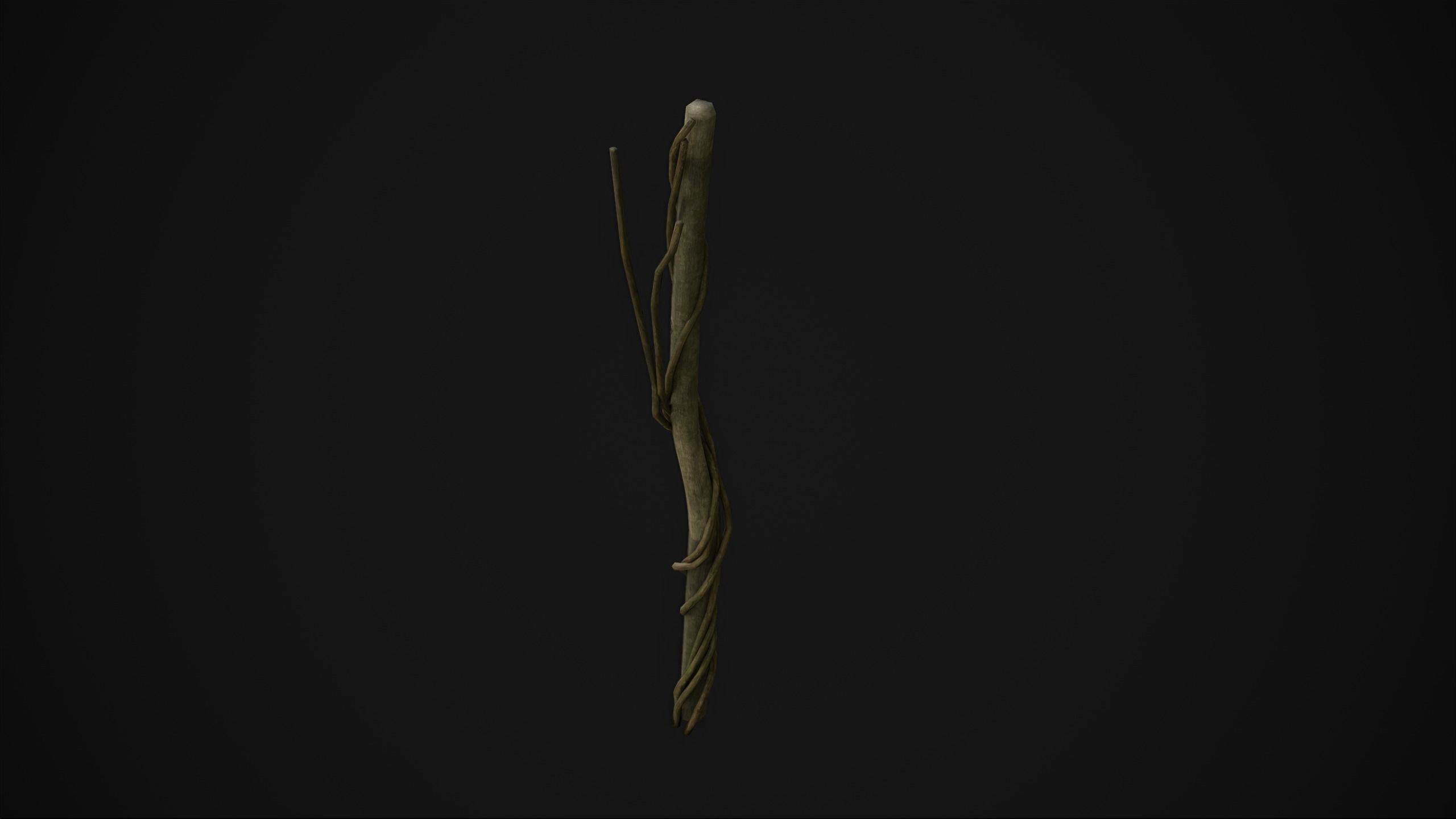 Wood Trunk - Grass Free low-poly 3D model_15