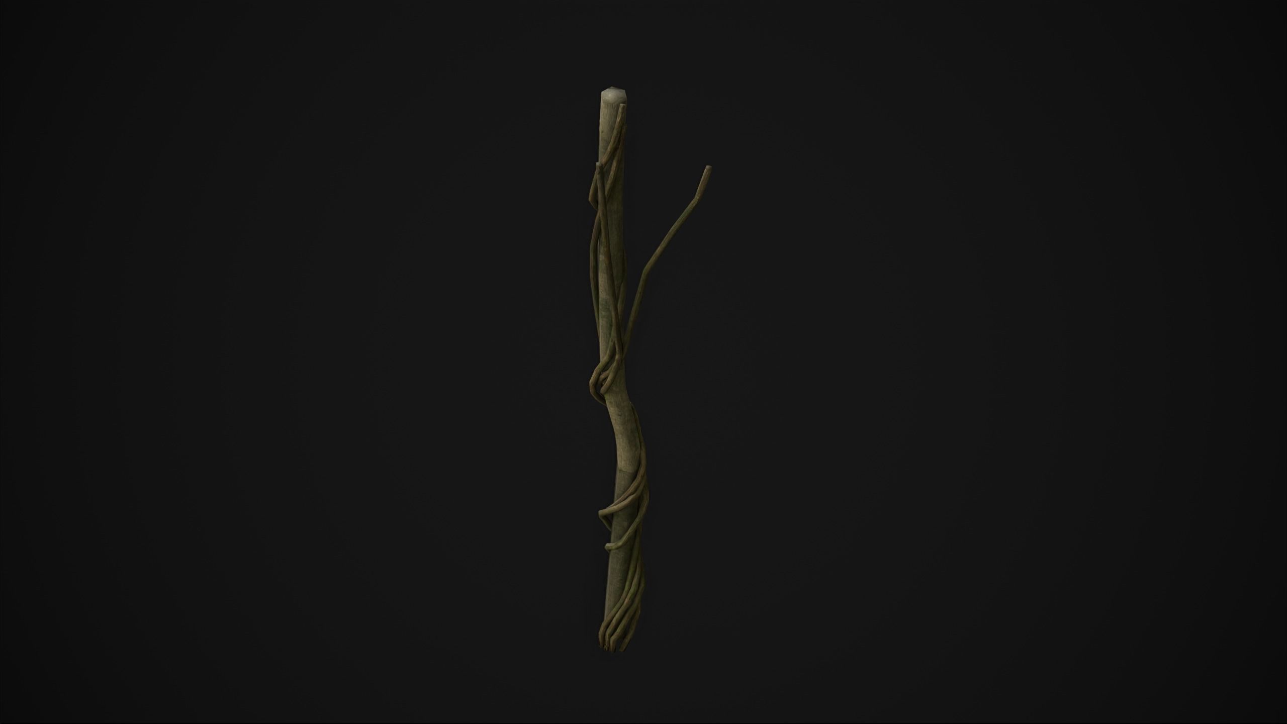 Wood Trunk - Grass Free low-poly 3D model_18