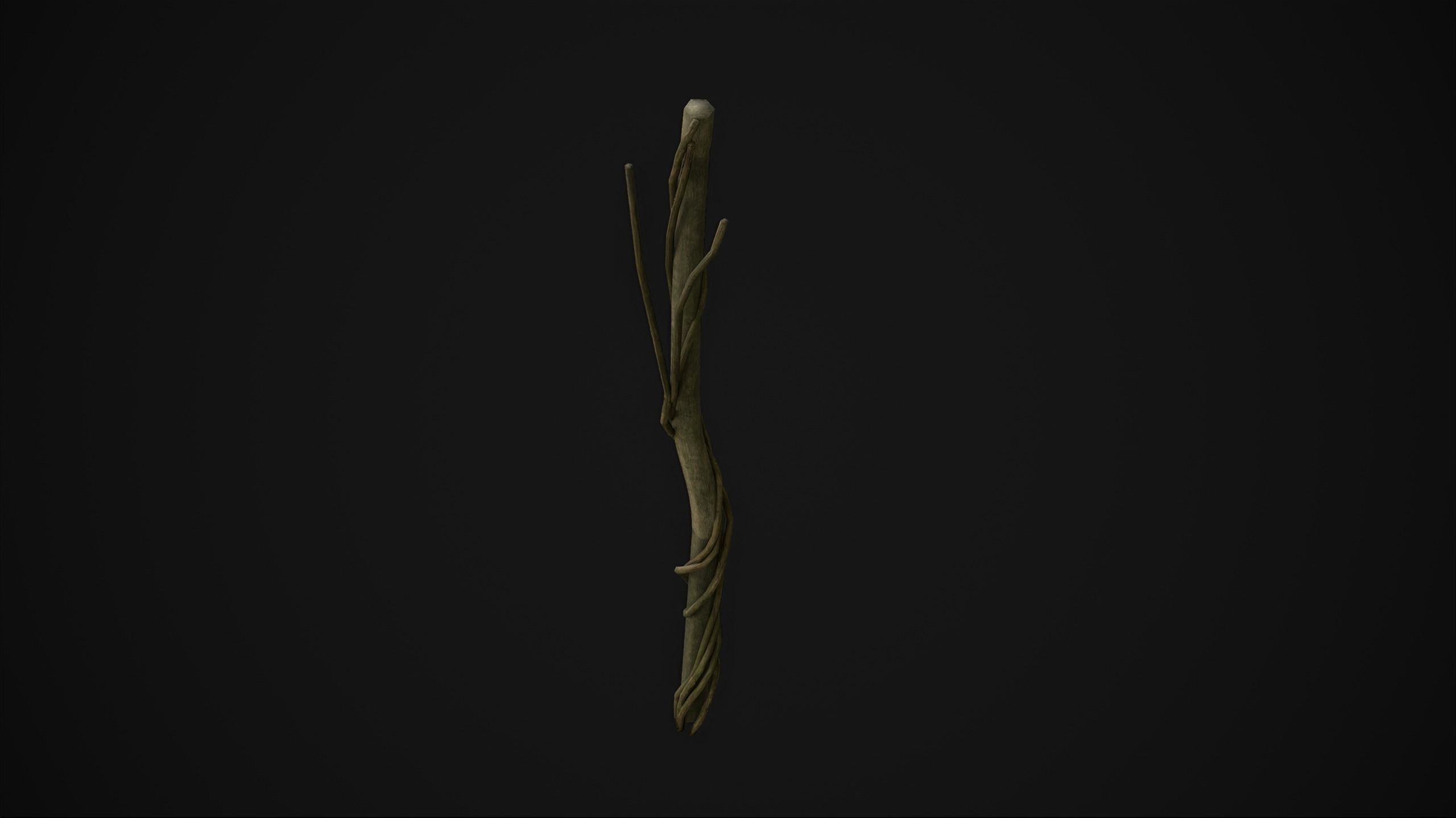 Wood Trunk - Grass Free low-poly 3D model_16