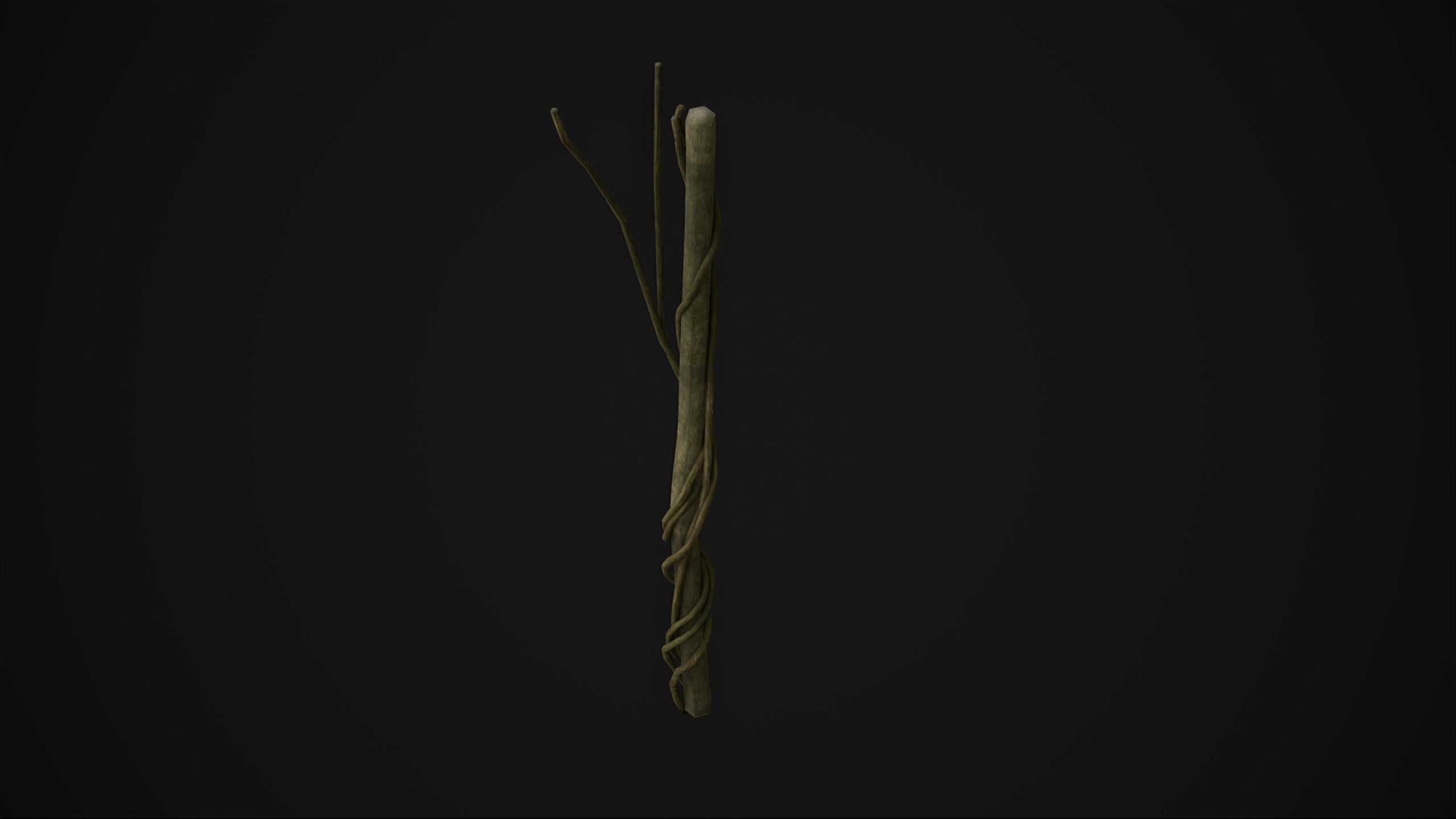 Wood Trunk - Grass Free low-poly 3D model_10