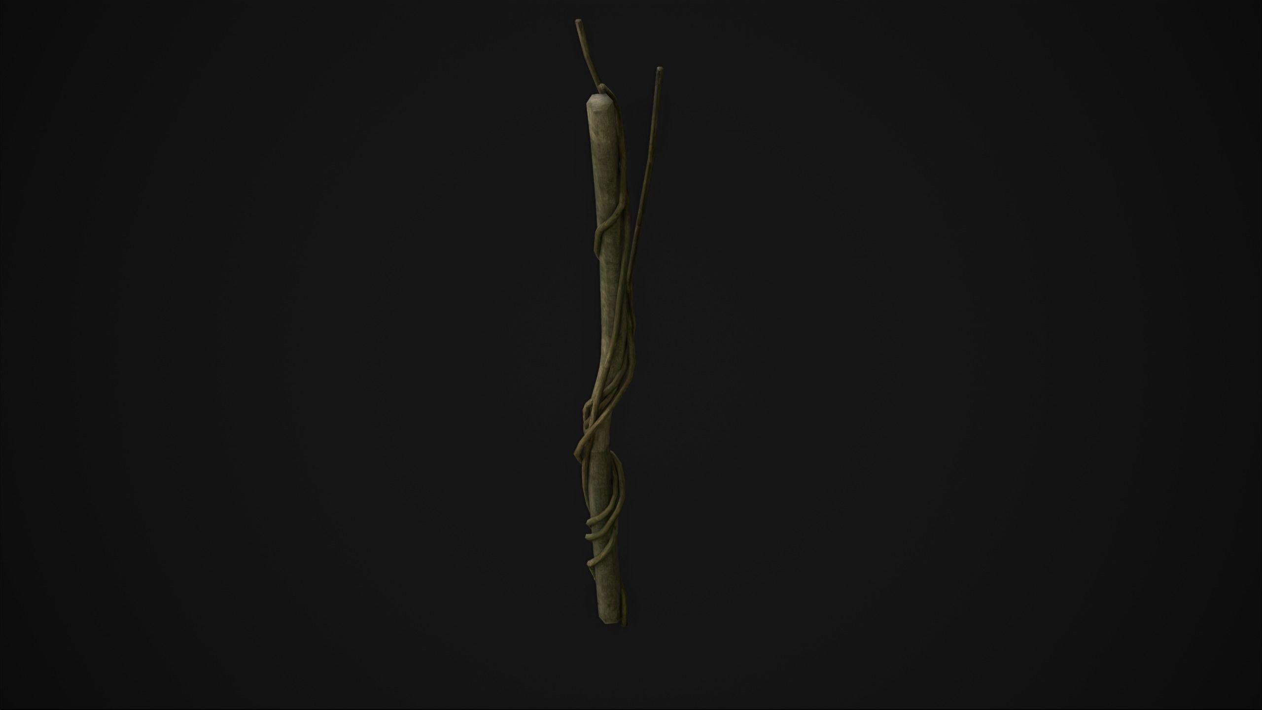 Wood Trunk - Grass Free low-poly 3D model_6