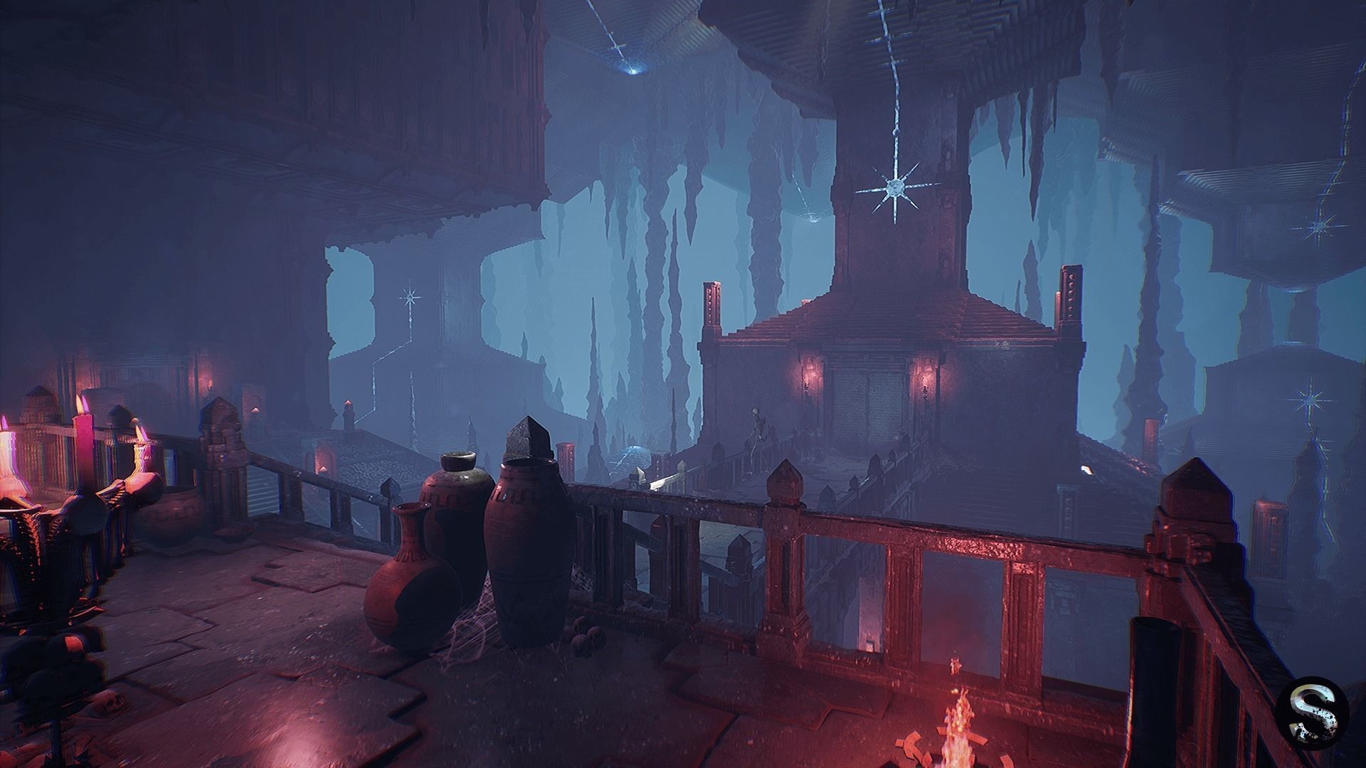 Fantasy Dungeon Ossuary Low-poly 3D model_15