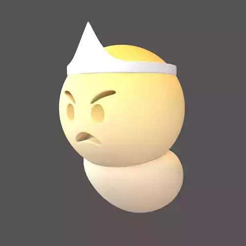 Angry Face Ghost v1 002