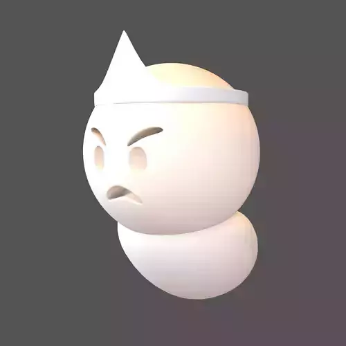 Angry Face Ghost v1 003