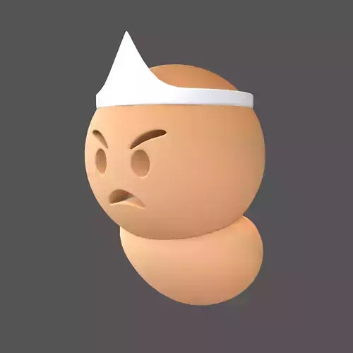 Angry Face Ghost v1 004