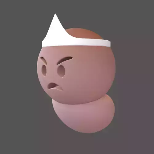 Angry Face Ghost v1 005