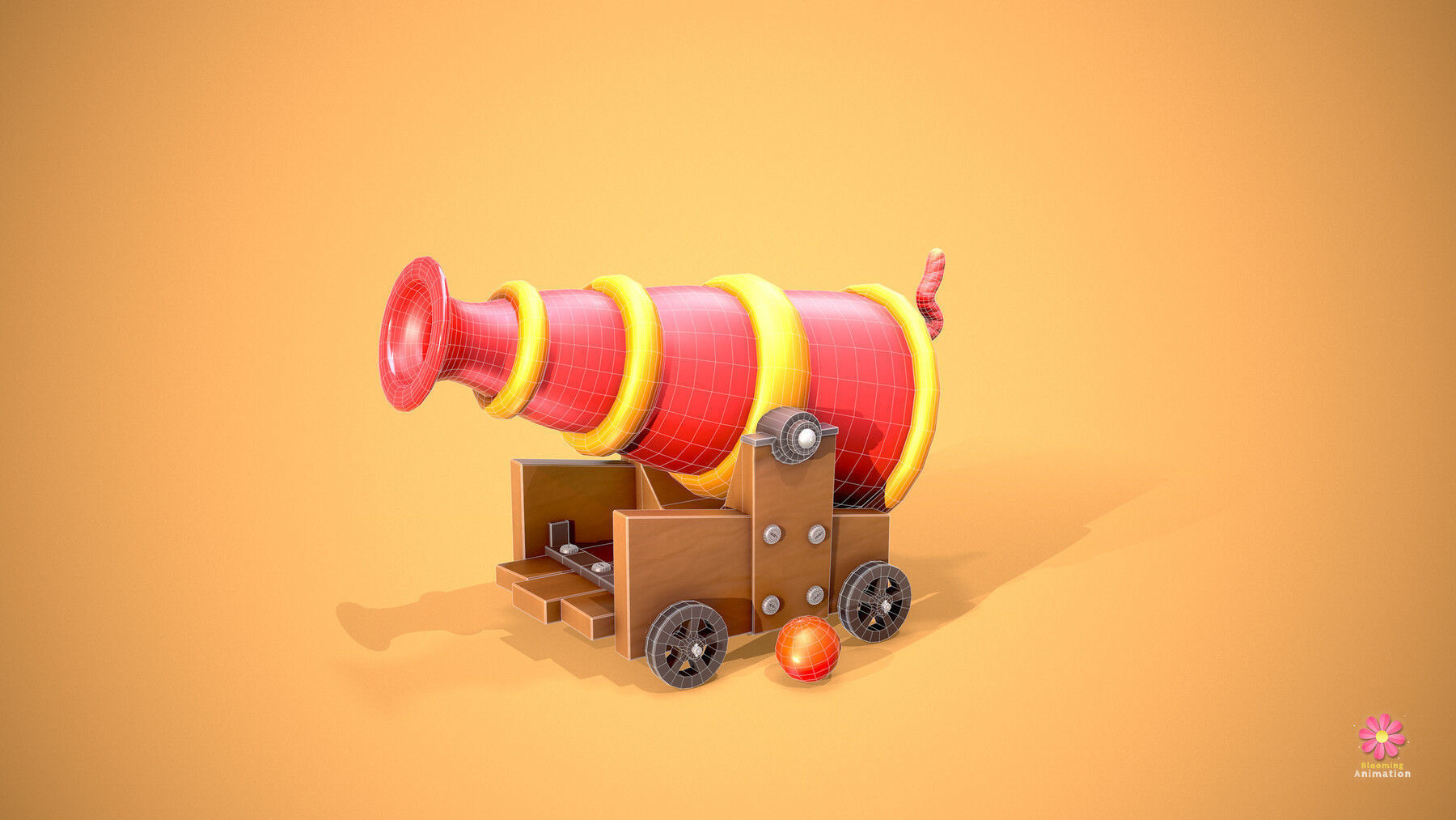 Stylized Weapons Bundle Pack 3D Model Collection_24