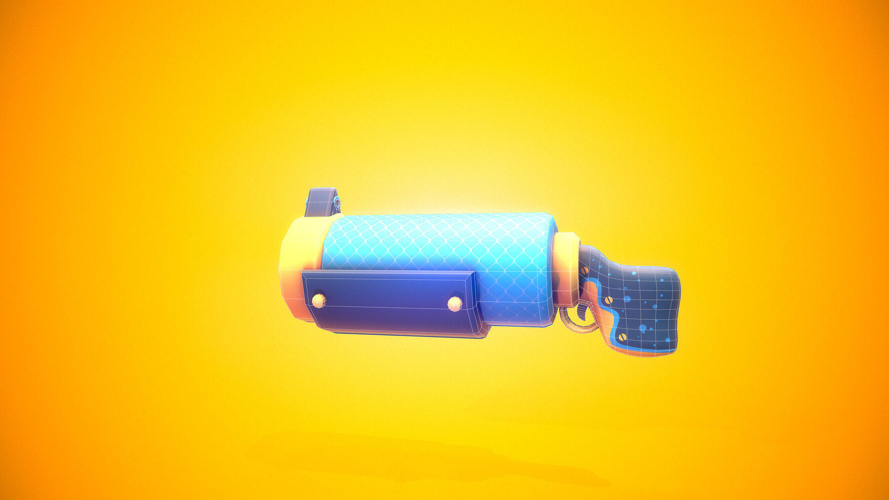 Stylized Weapons Bundle Pack 3D Model Collection_12