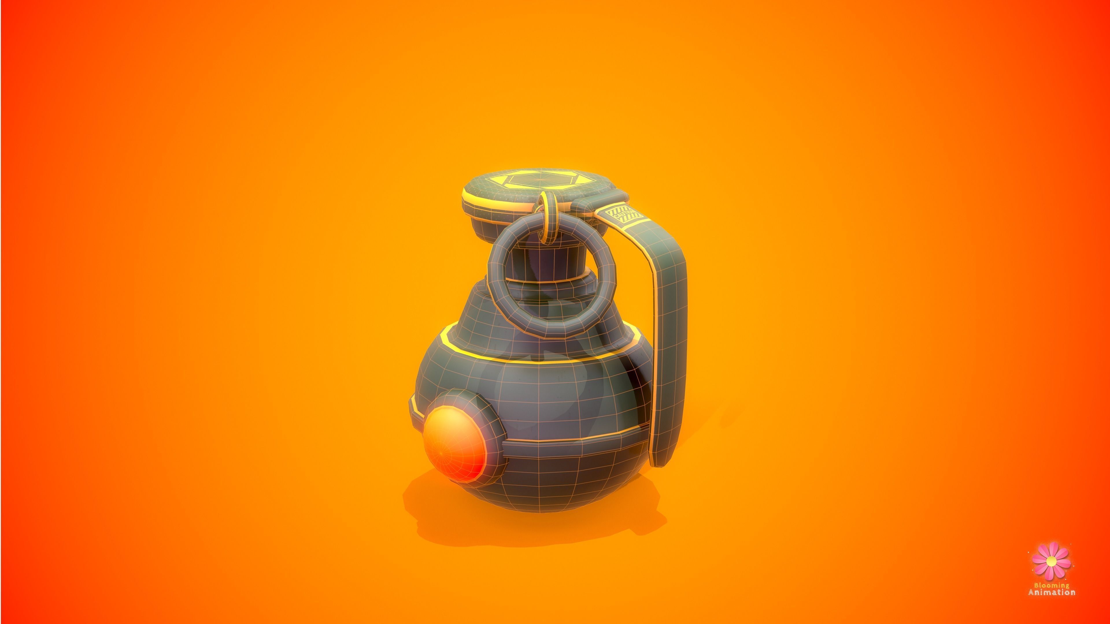 Stylized Weapons Bundle Pack 3D Model Collection_22