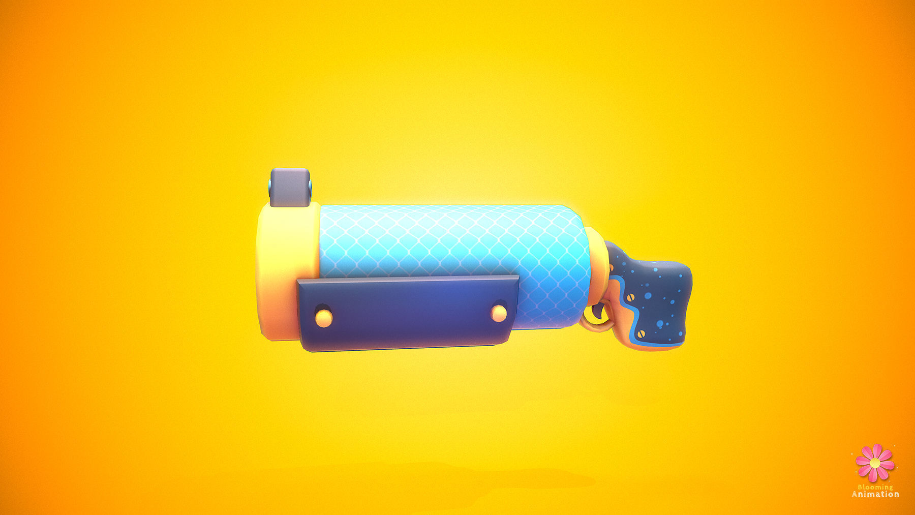 Stylized Weapons Bundle Pack 3D Model Collection_11