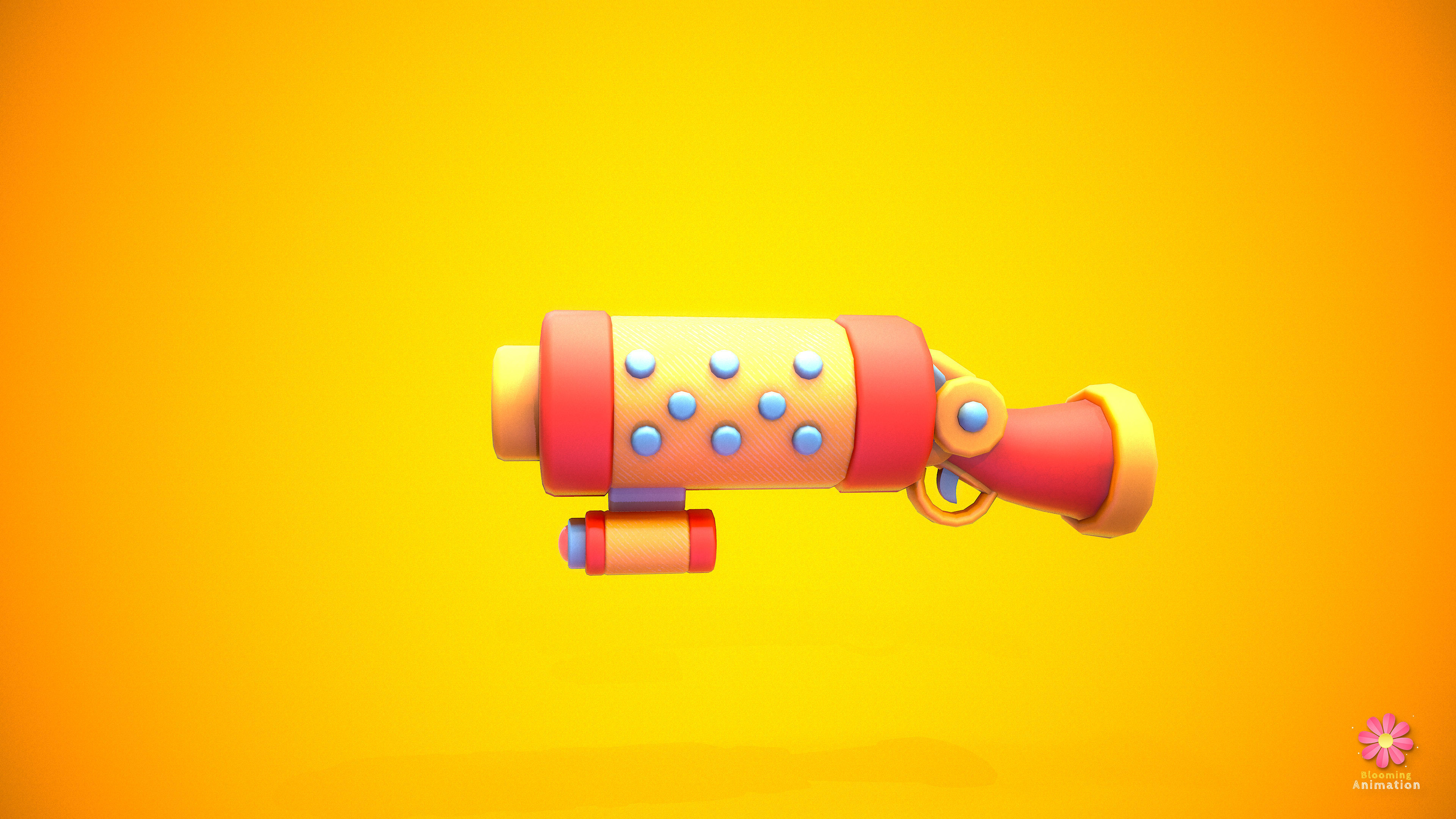 Stylized Weapons Bundle Pack 3D Model Collection_15