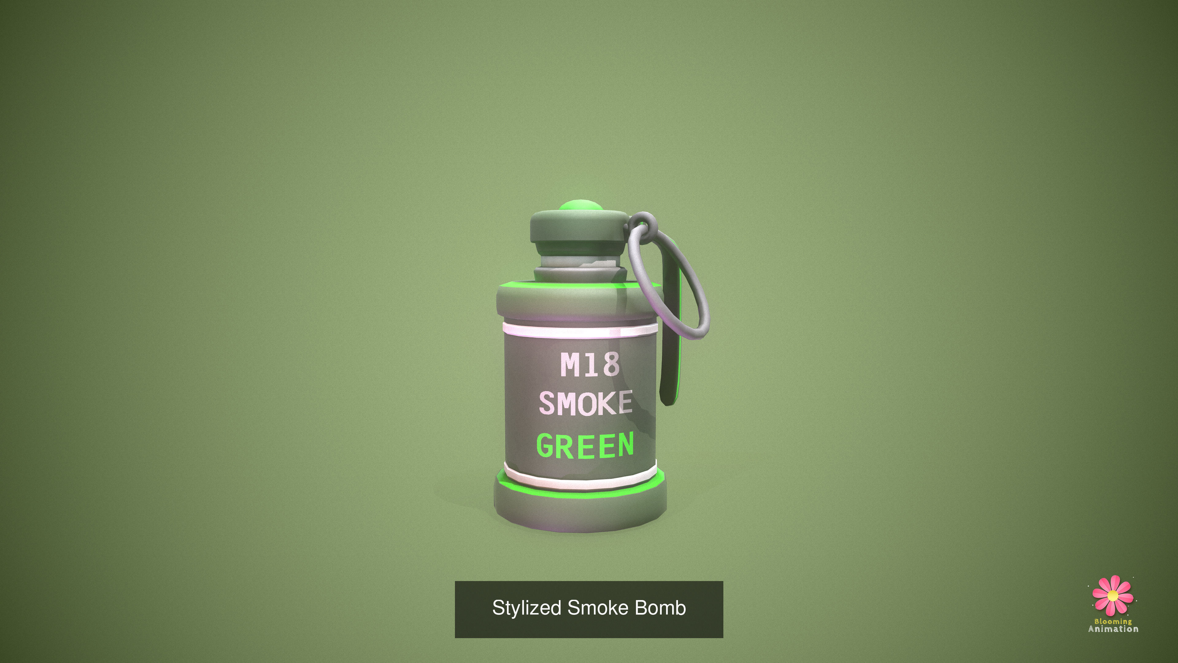 Stylized Weapons Bundle Pack 3D Model Collection_31