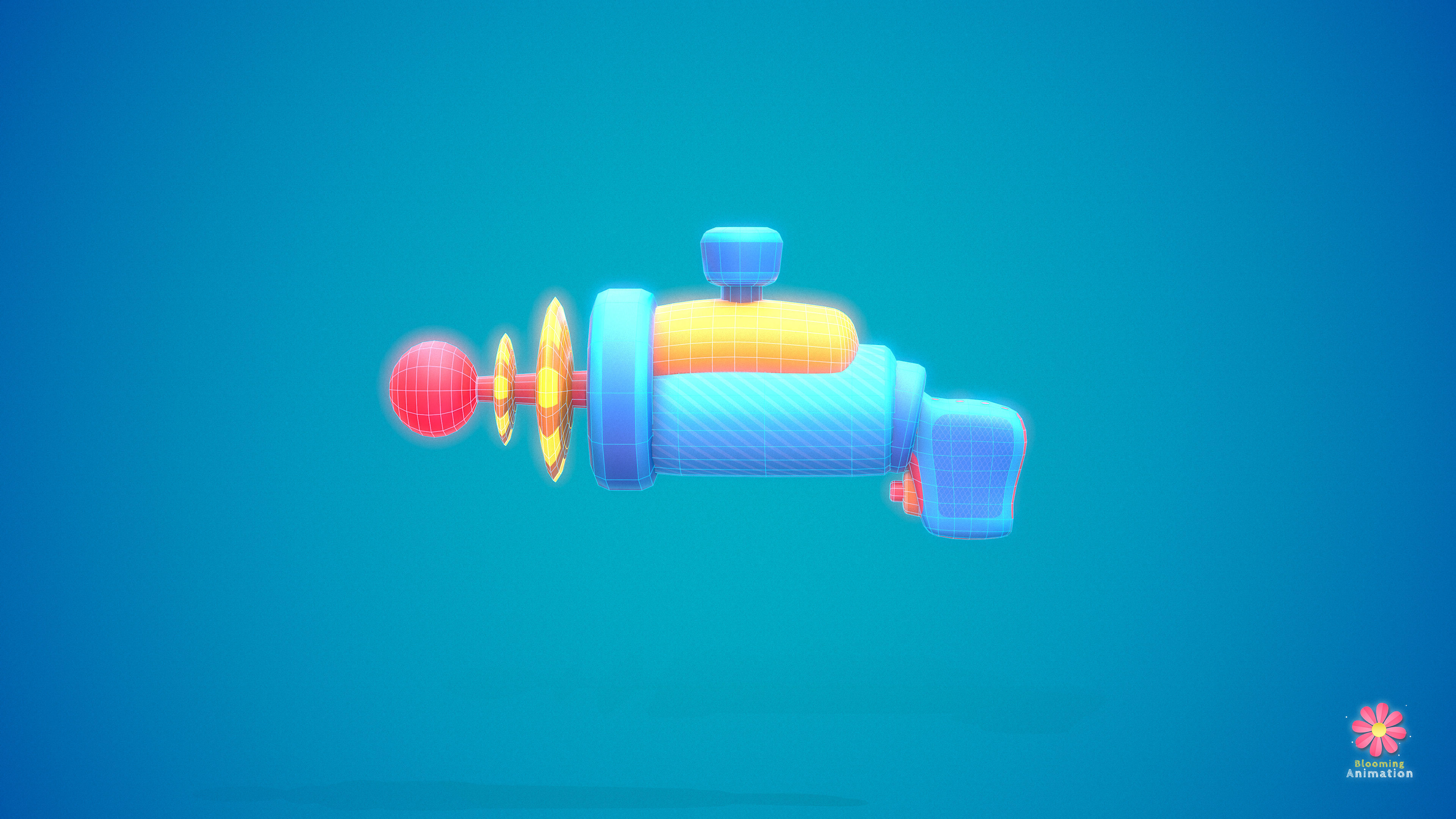 Stylized Weapons Bundle Pack 3D Model Collection_20