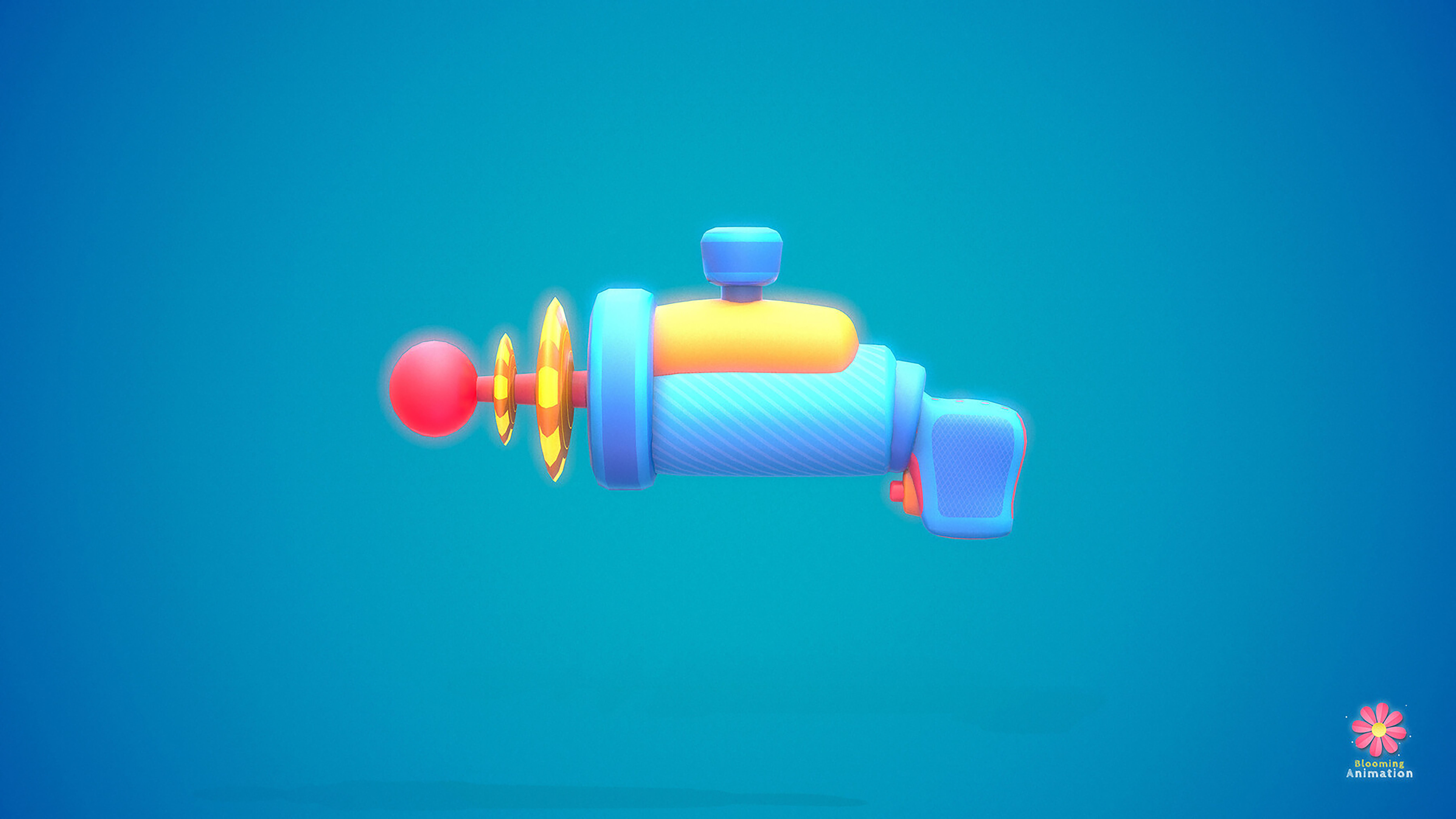 Stylized Weapons Bundle Pack 3D Model Collection_19