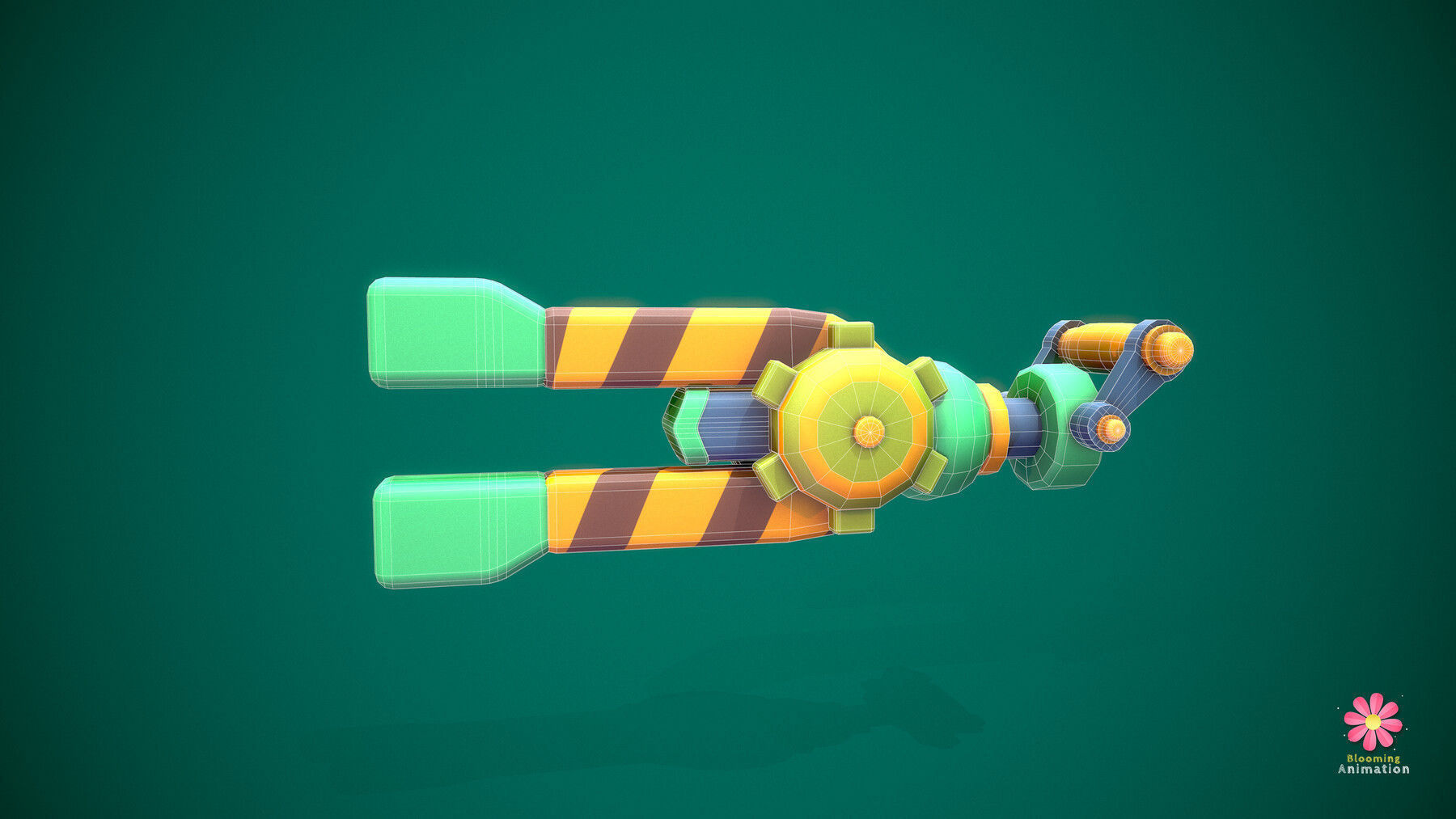 Stylized Weapons Bundle Pack 3D Model Collection_26