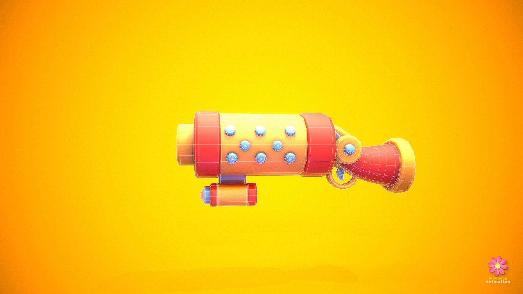 Stylized Weapons Bundle Pack 3D Model Collection_16