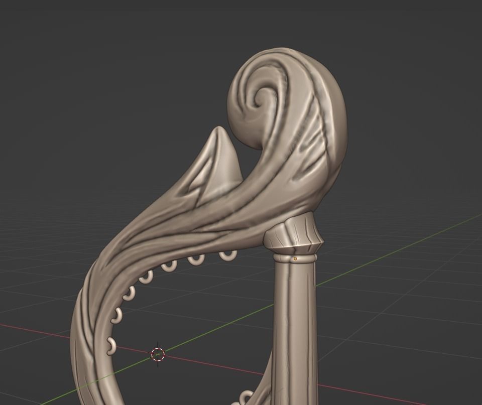 Windblume Lyre -- Genshin Impact -- 3D Print Ready  3D print model_3