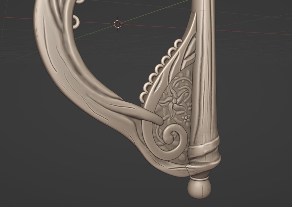 Windblume Lyre -- Genshin Impact -- 3D Print Ready  3D print model_4
