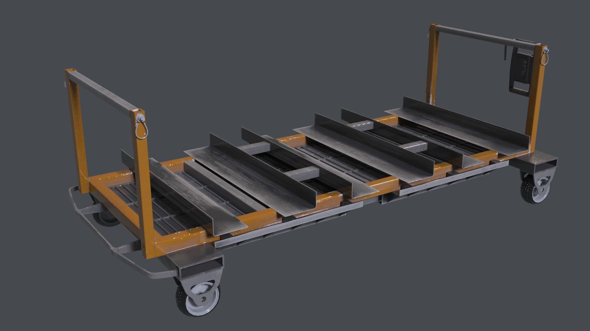 Scifi Trolly 3D model_8