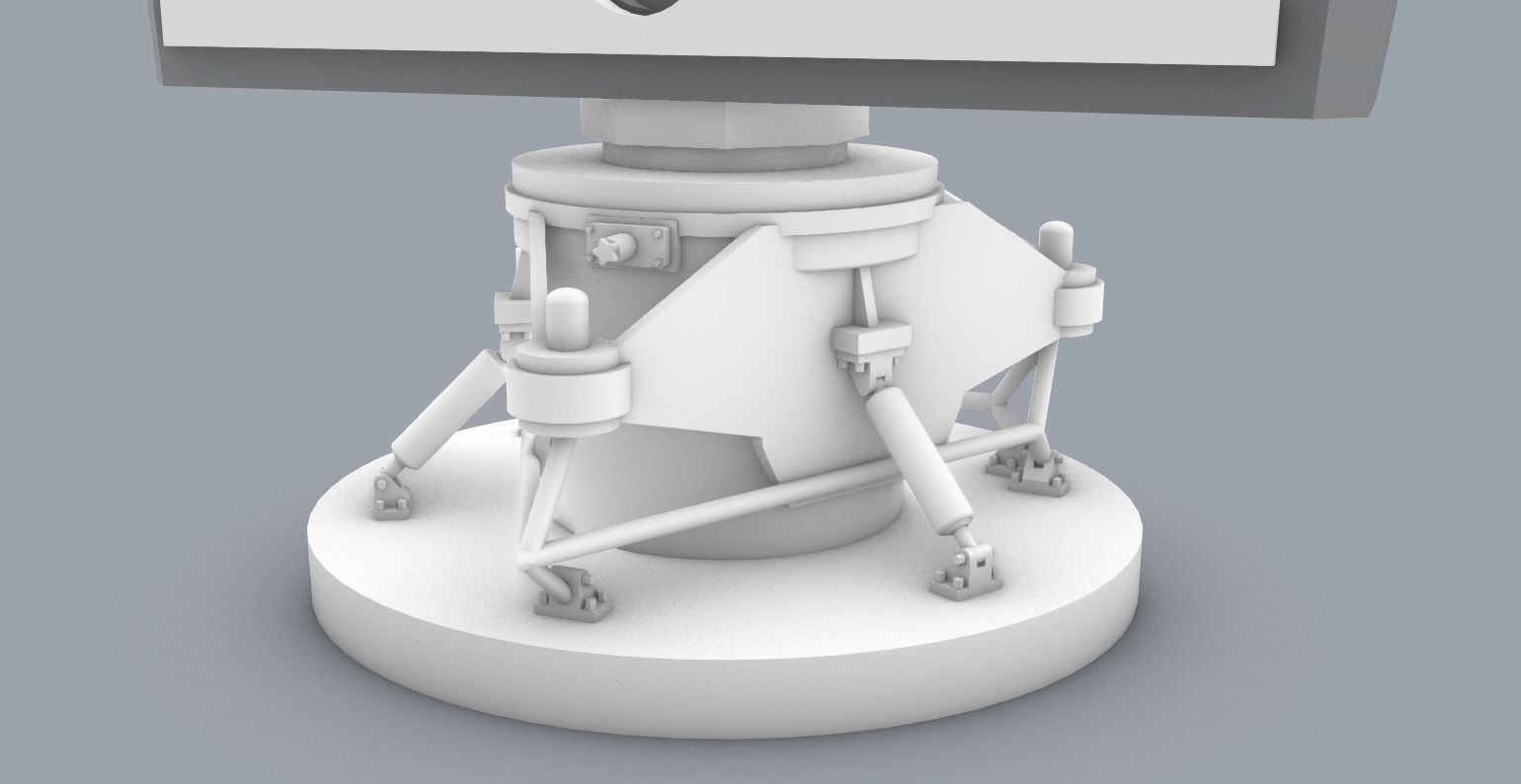 Thales NS 1000 Low-poly 3D model_2