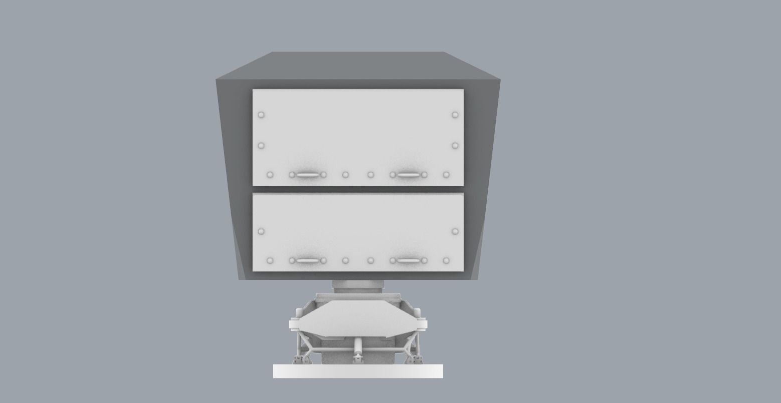 Thales NS 1000 Low-poly 3D model_12