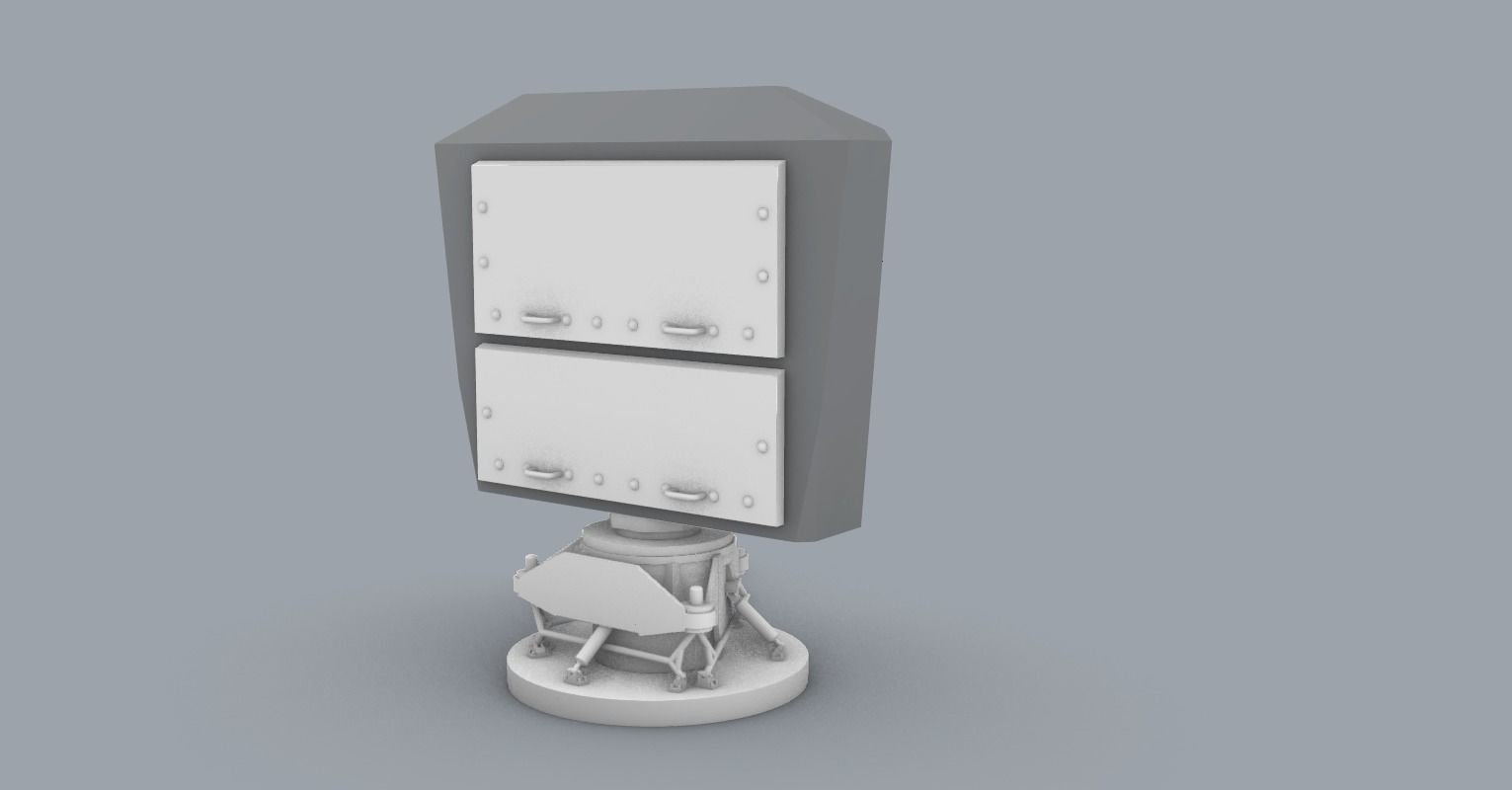 Thales NS 1000 Low-poly 3D model_1